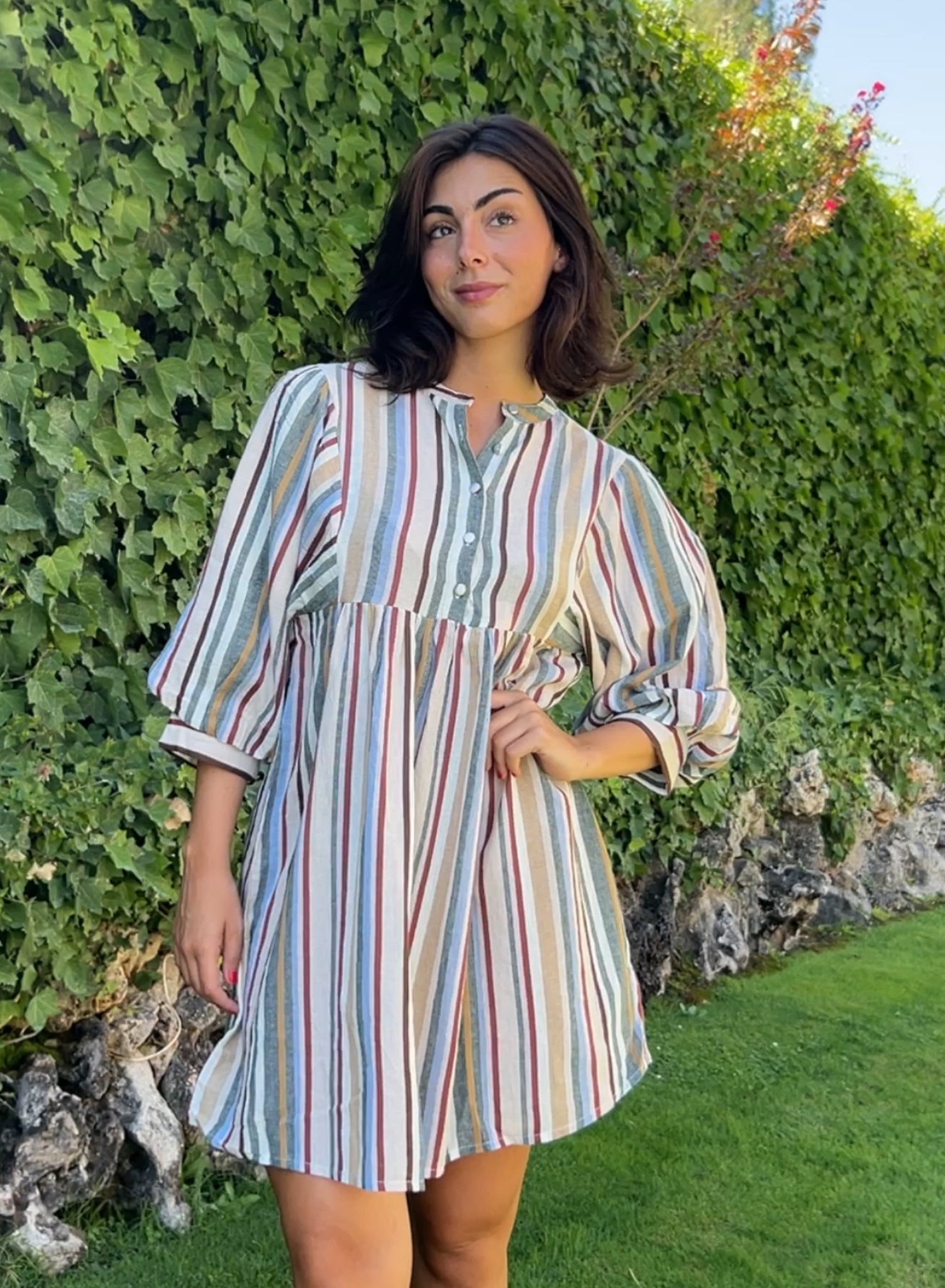 Vestido maroa mini