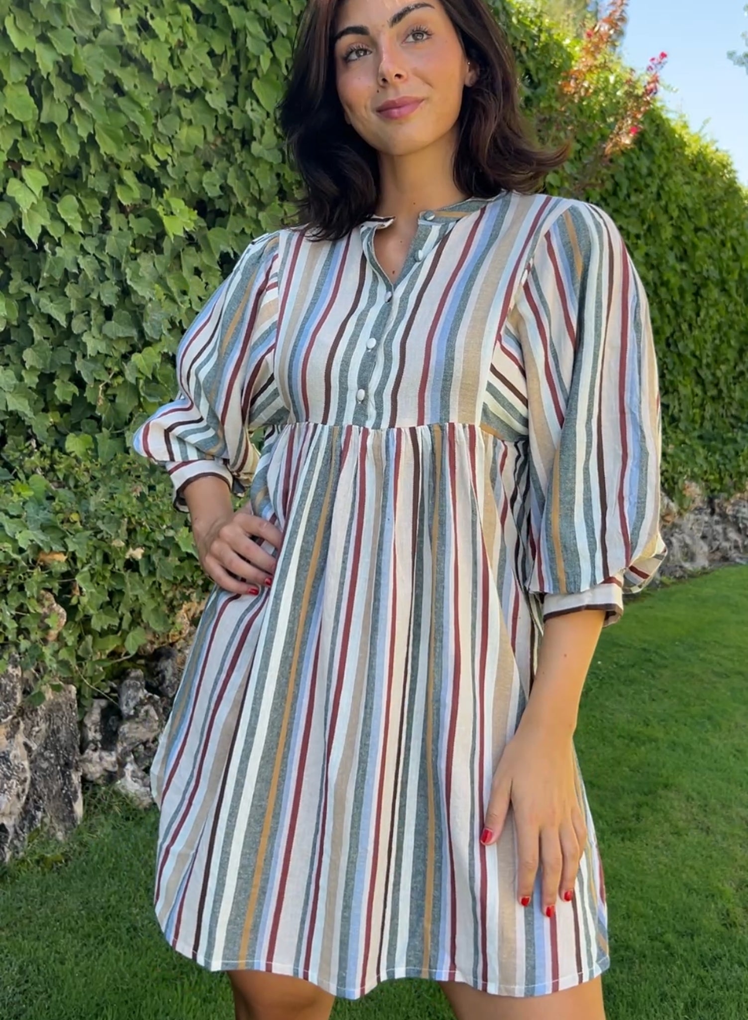 Vestido maroa mini