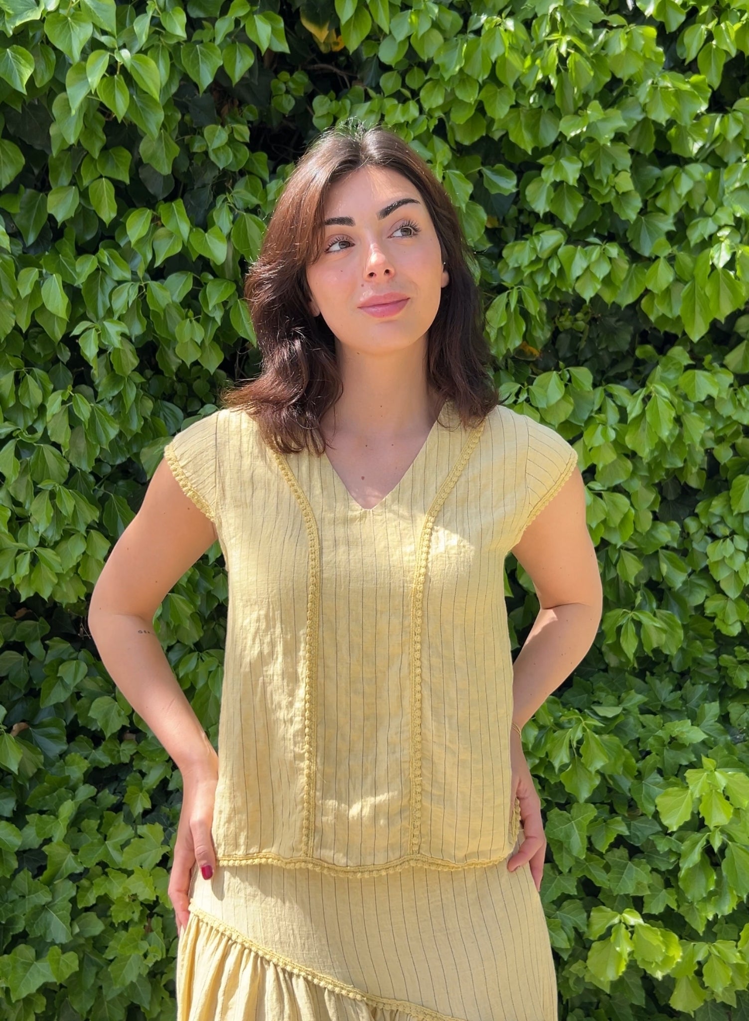 Camisa maravita amarillo
