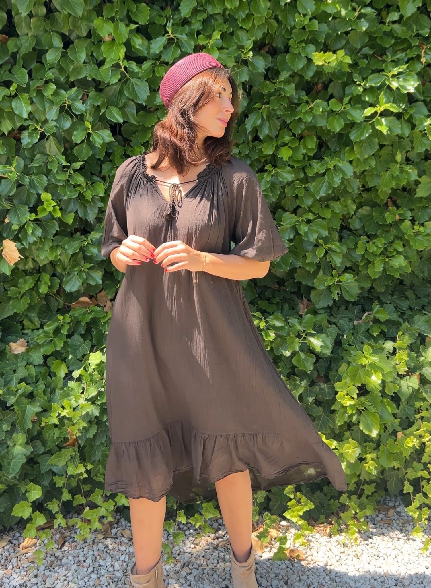 Vestido boho choco