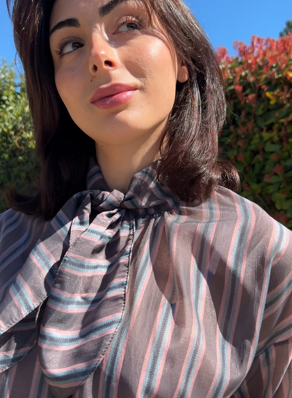 Camisa tamara gris/lila