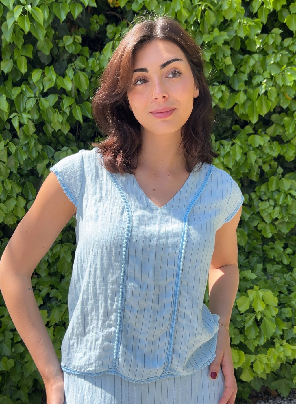 Camisa maravita celeste