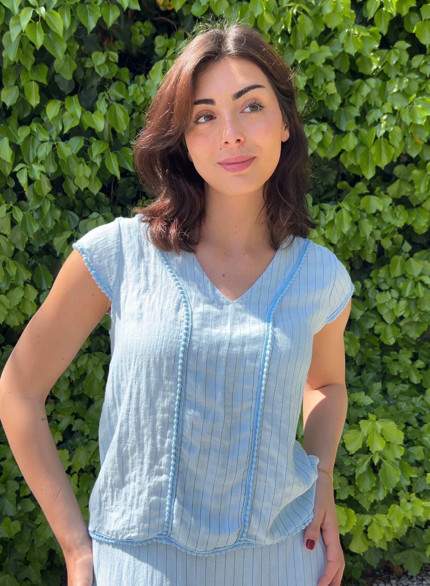 Camisa maravita celeste