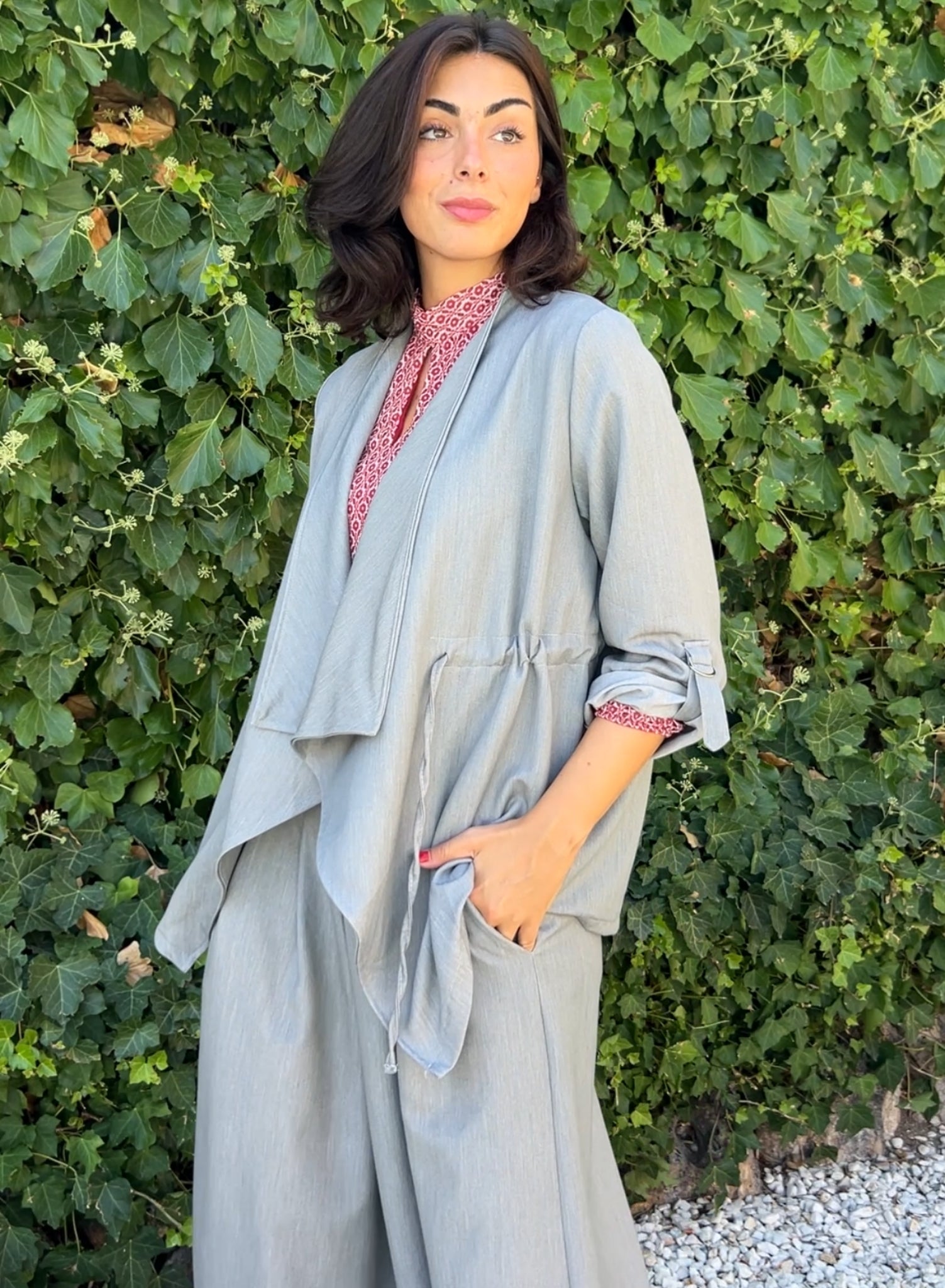 Chaqueta traje gris