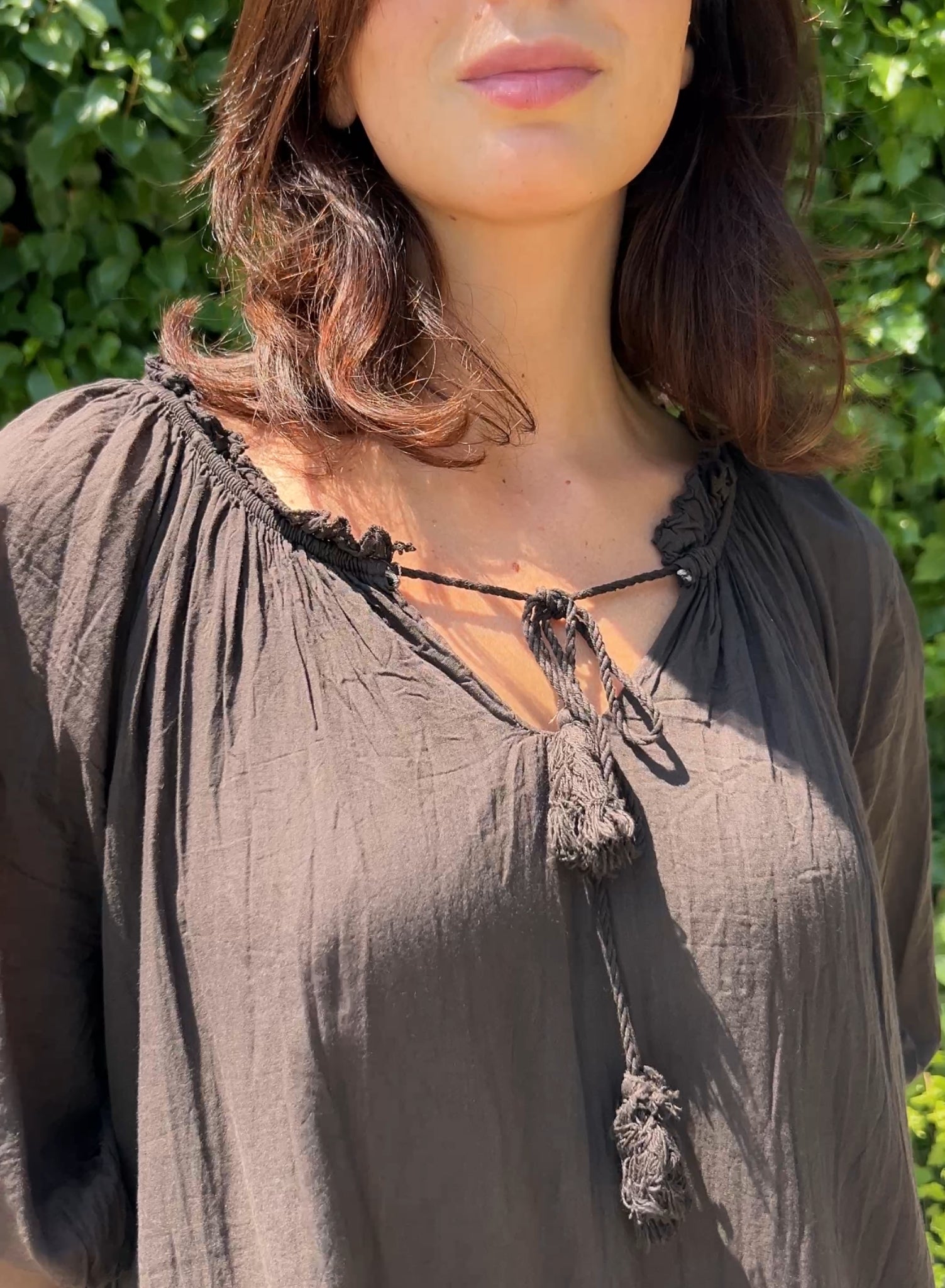 Vestido boho choco
