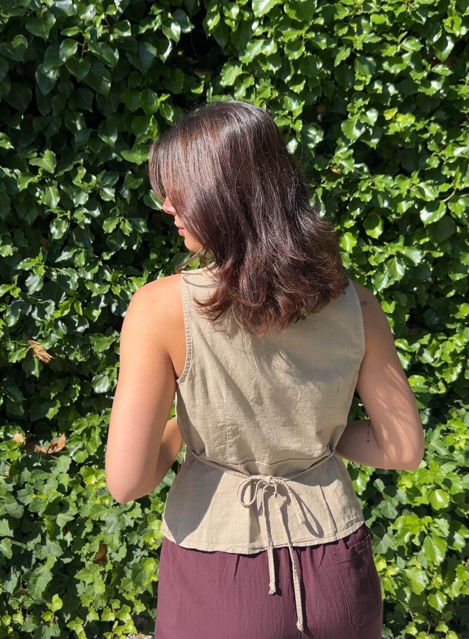 Chaleco beige