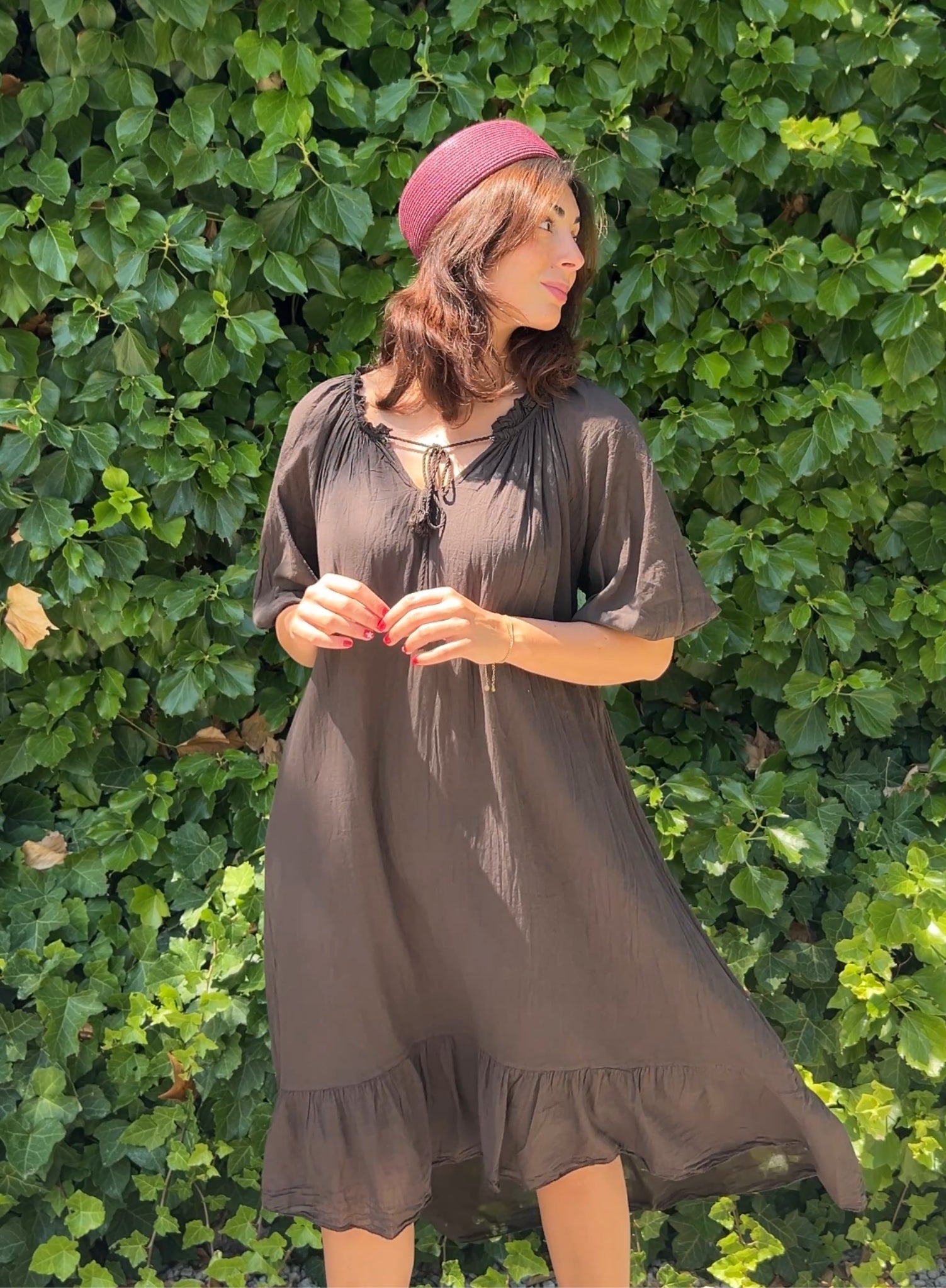 Vestido boho choco