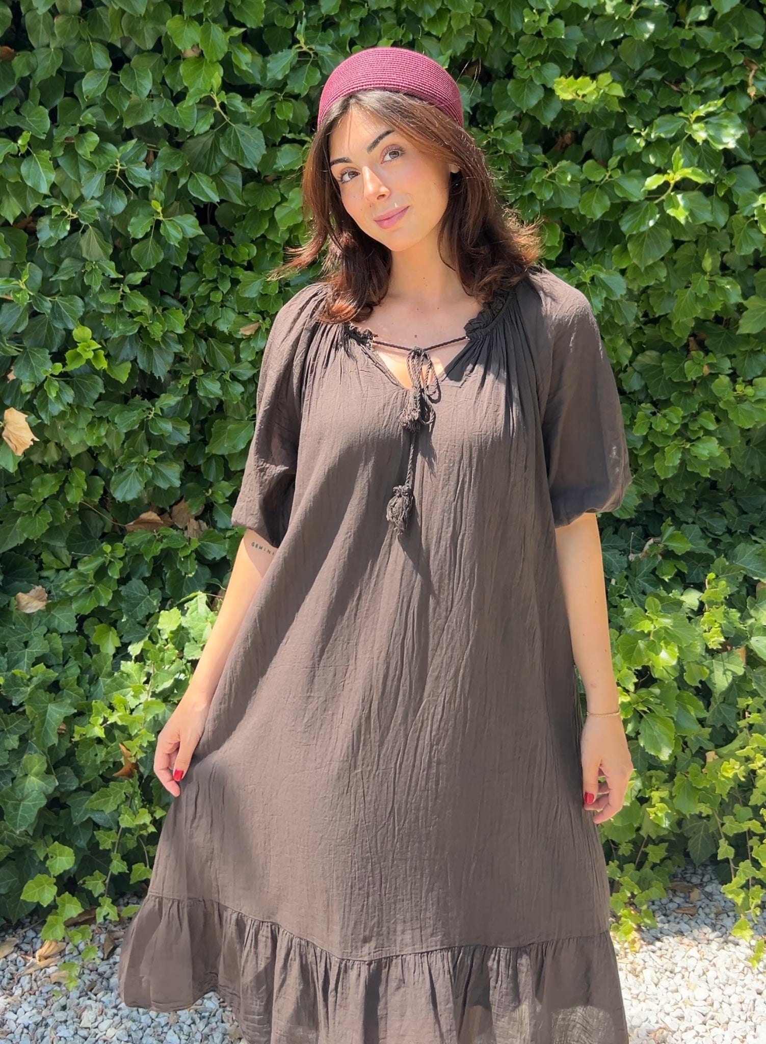 Vestido boho choco