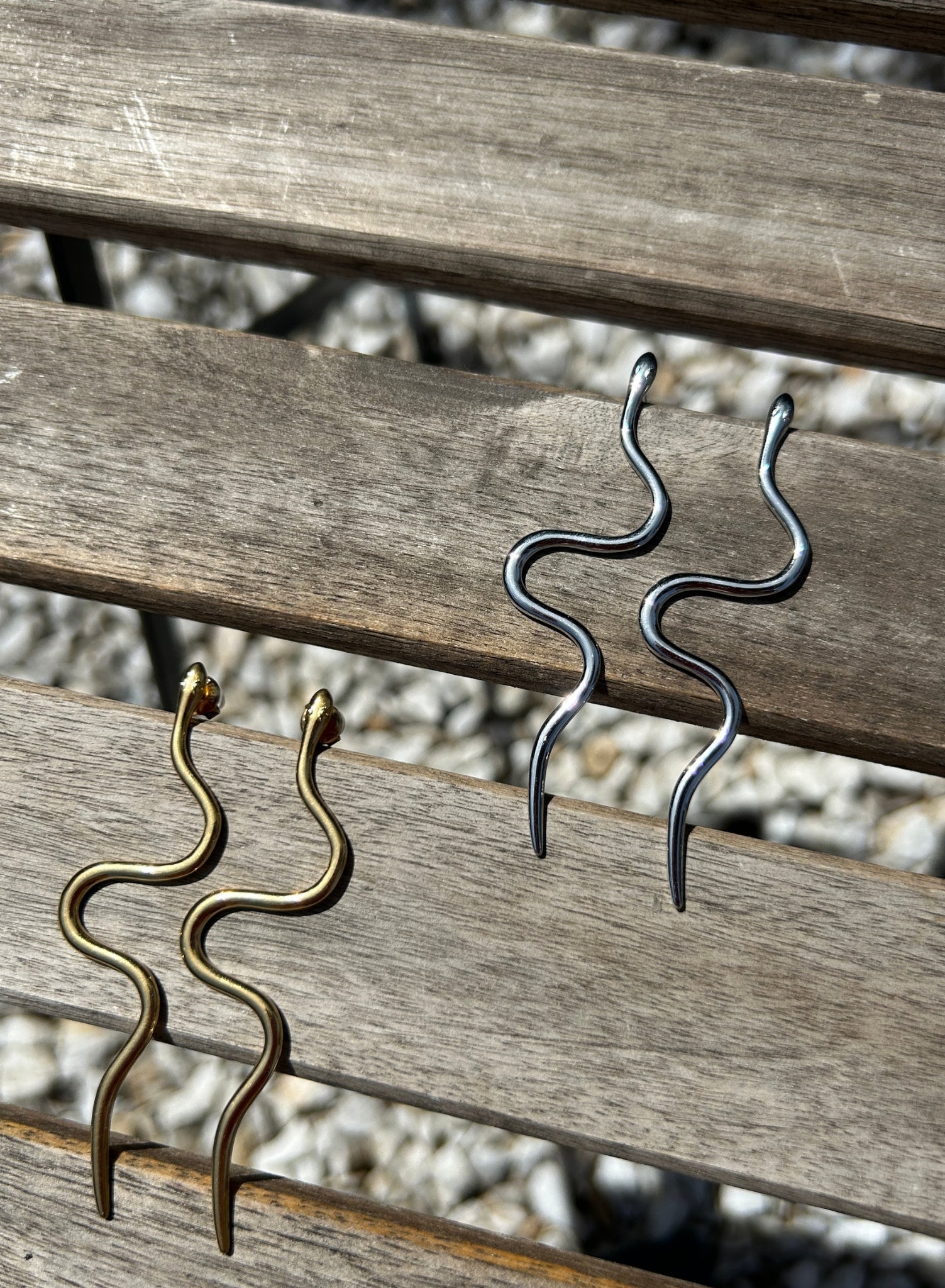 Pendientes serpiente