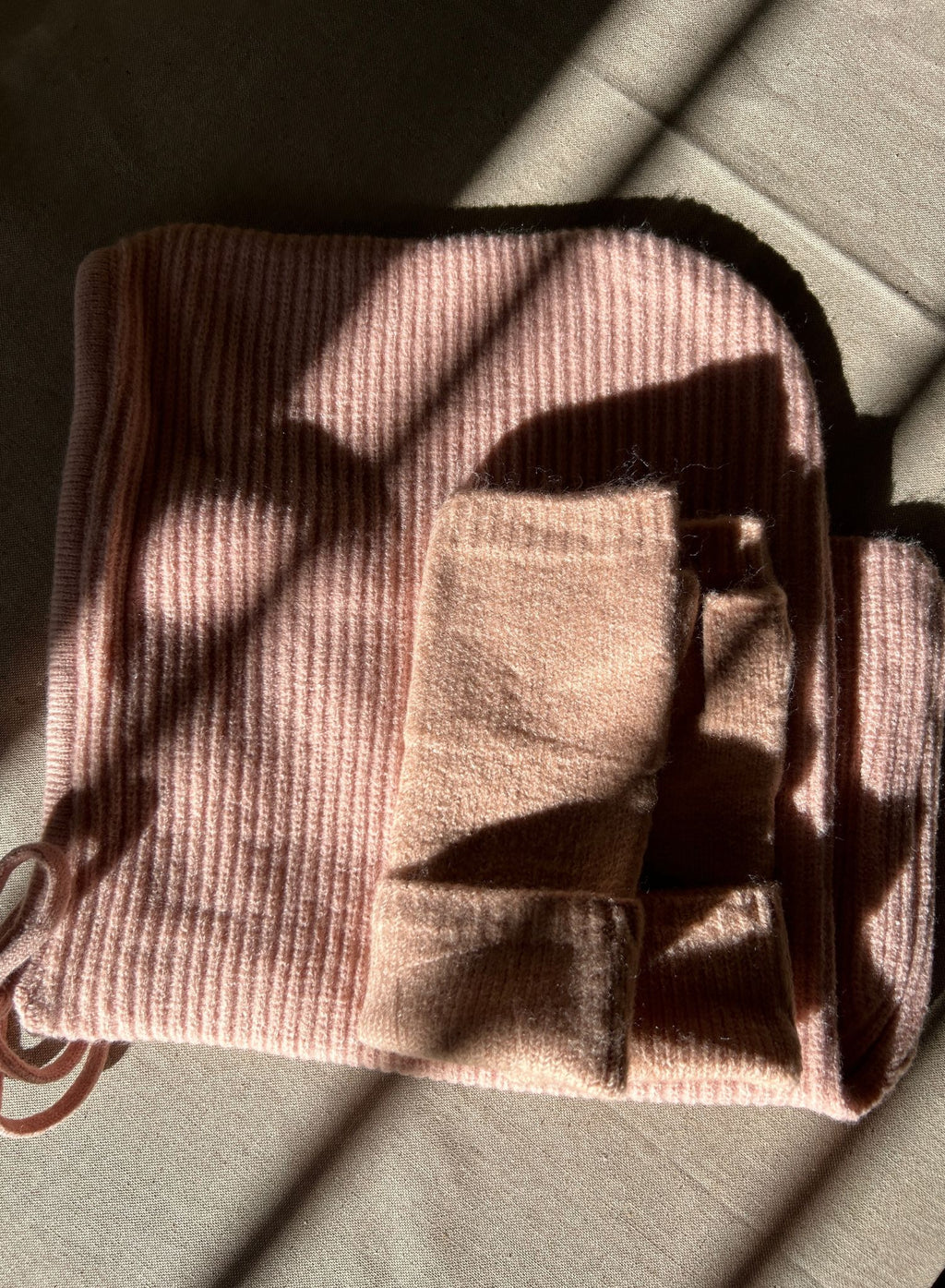 Balaclava + mitones rosa