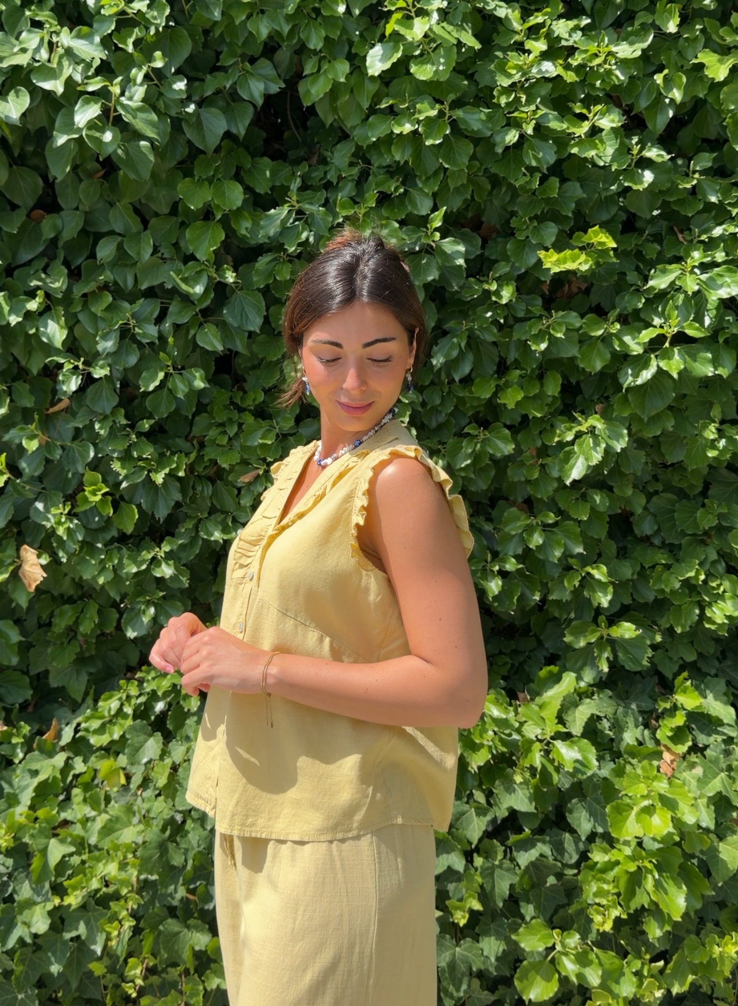 Blusa cloti amarillo