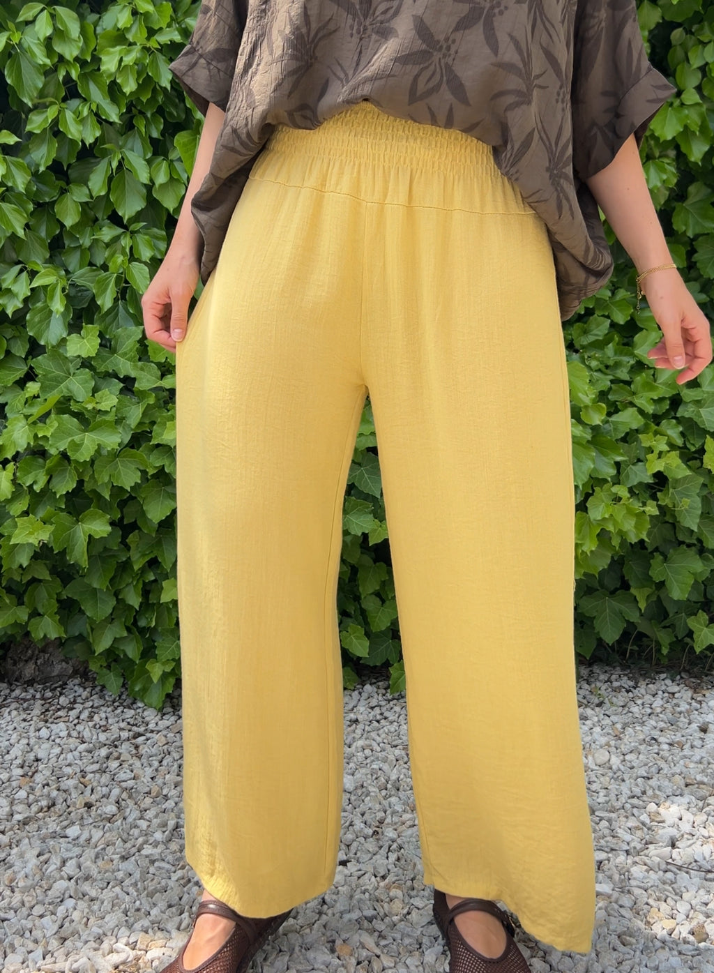 Pantalón Cleo amarillo
