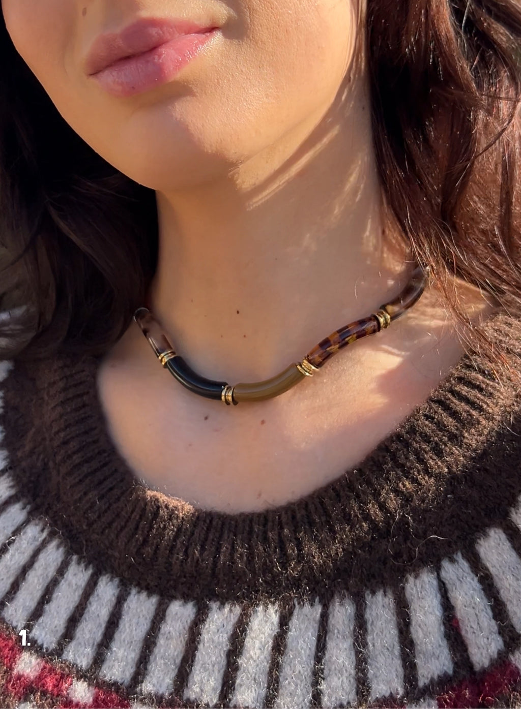 Collar macarrones (disponible en varios colores)