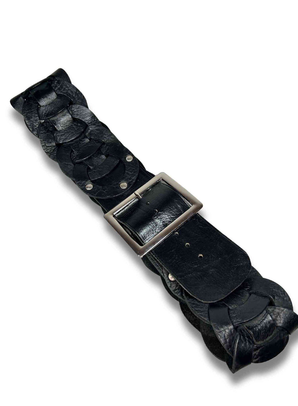 Cinturón ancho negro