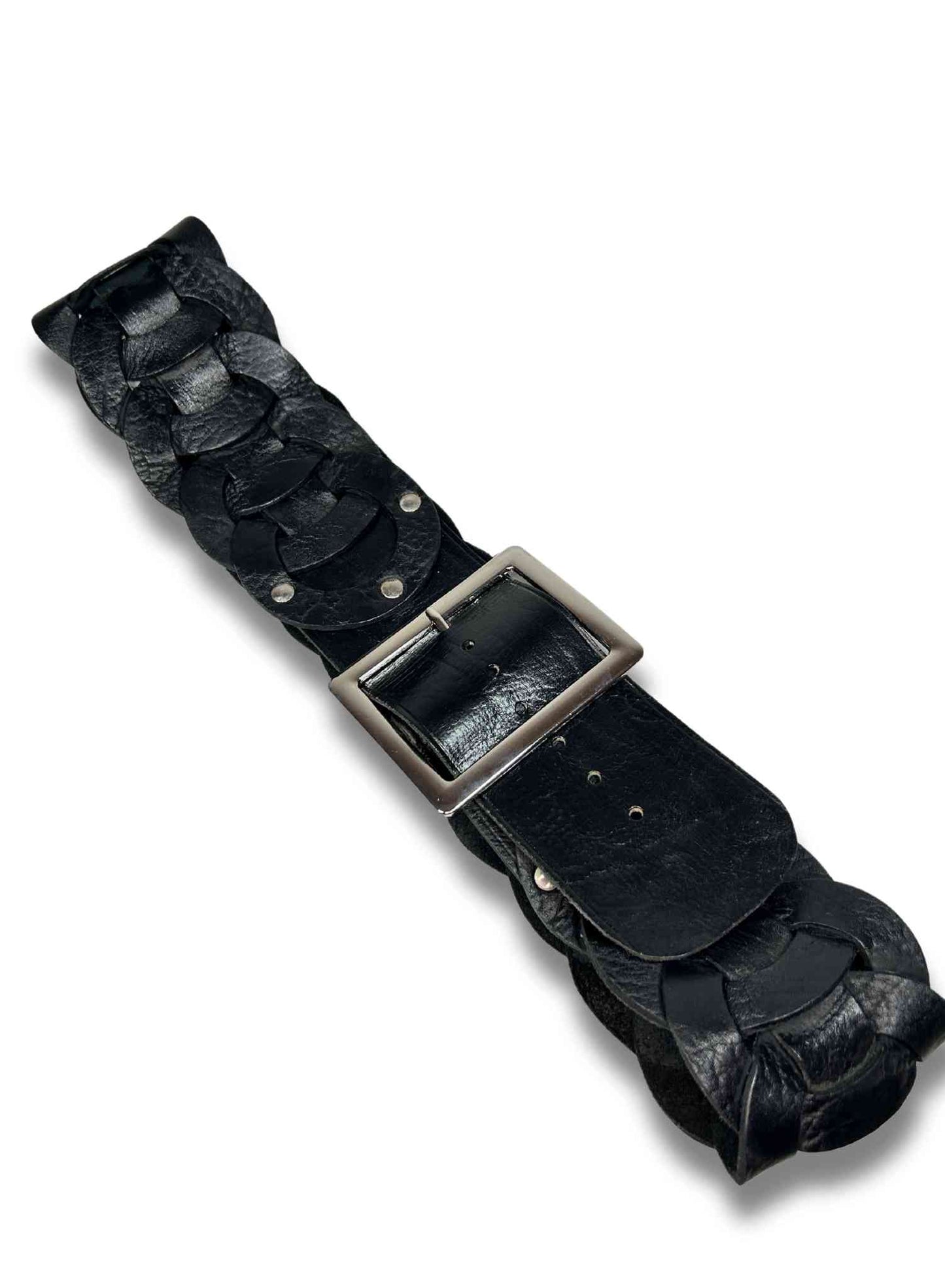 Wide black belt