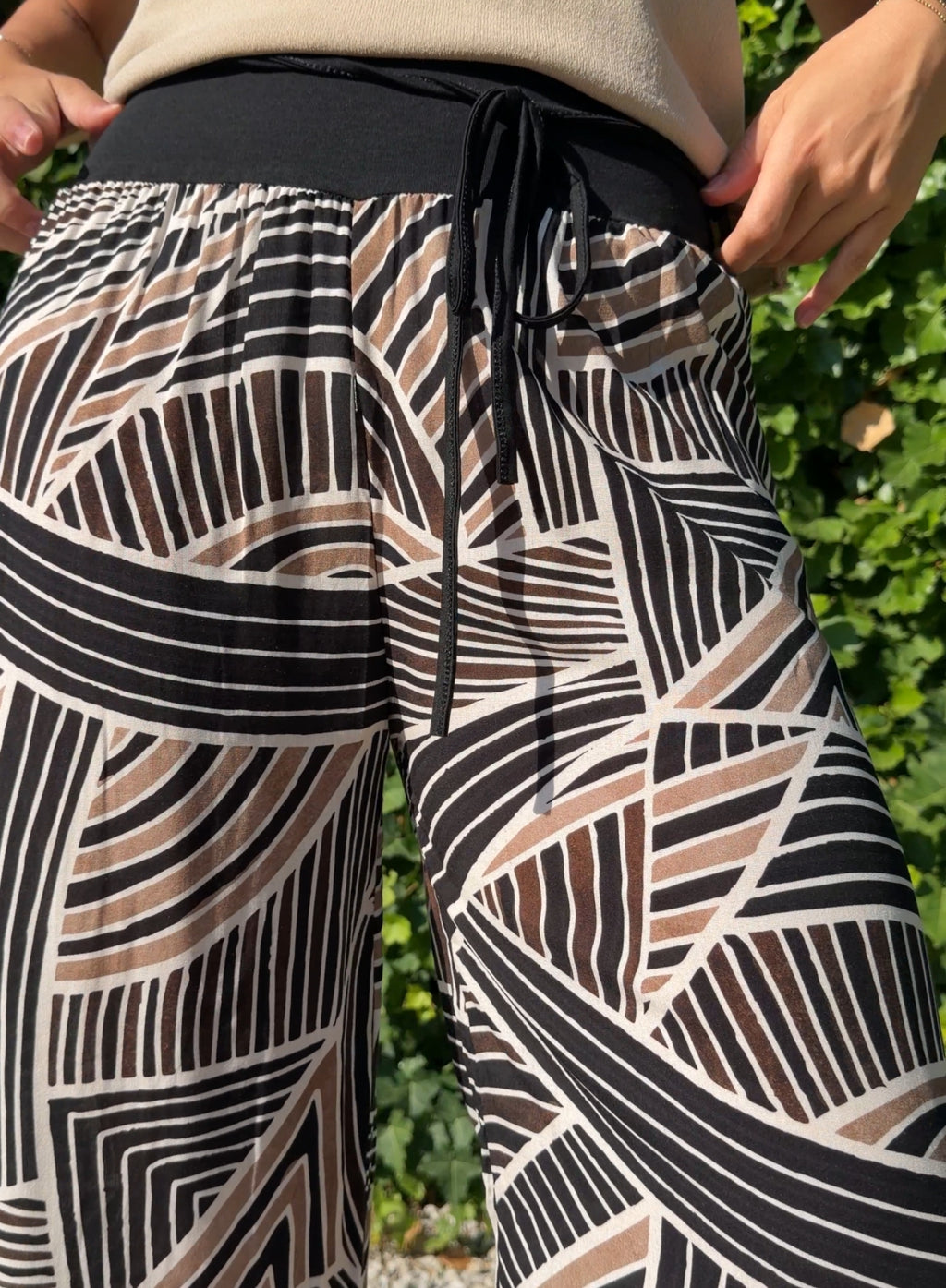Pantalón fluido negro