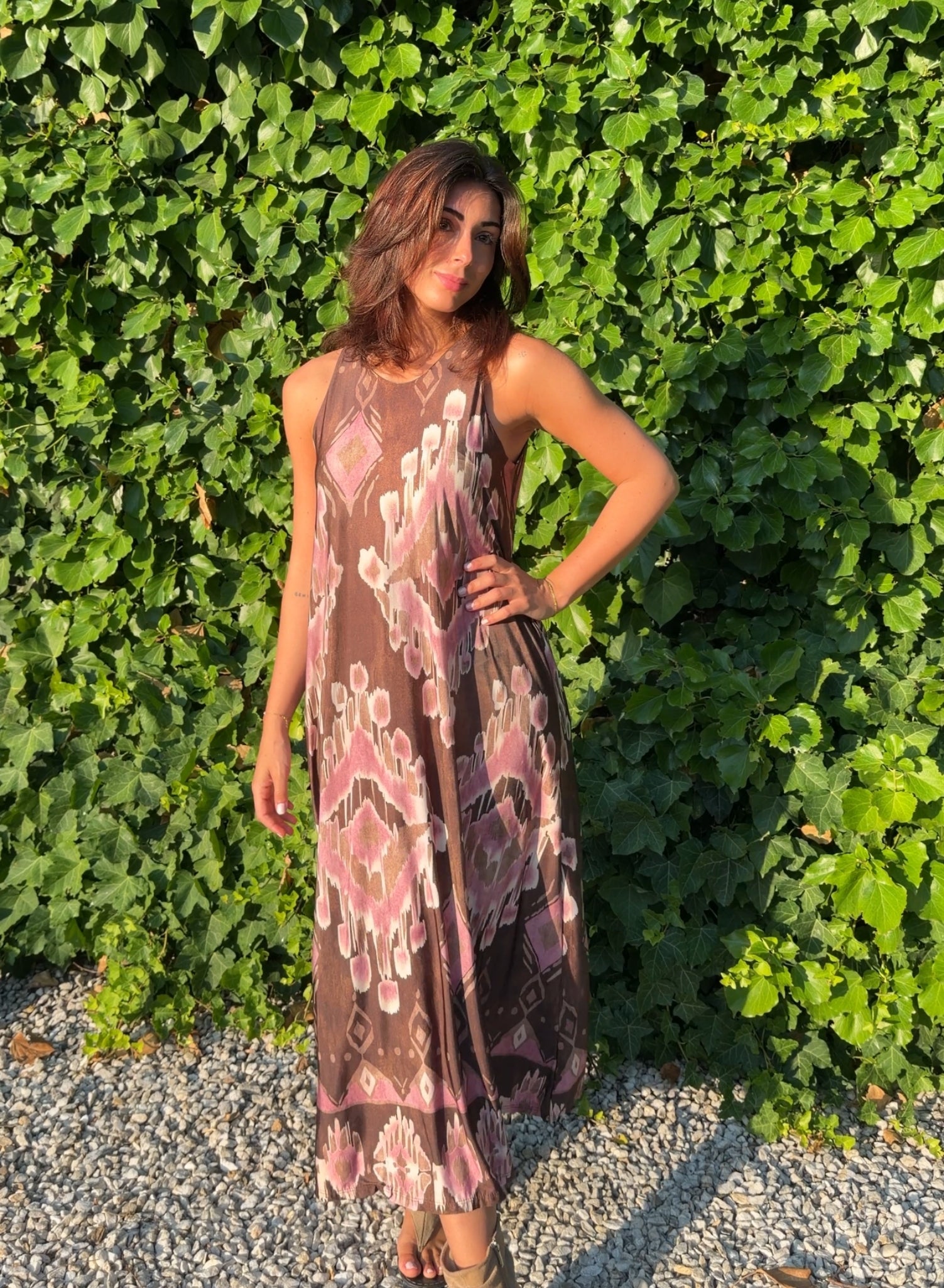 Vestido licra étnico