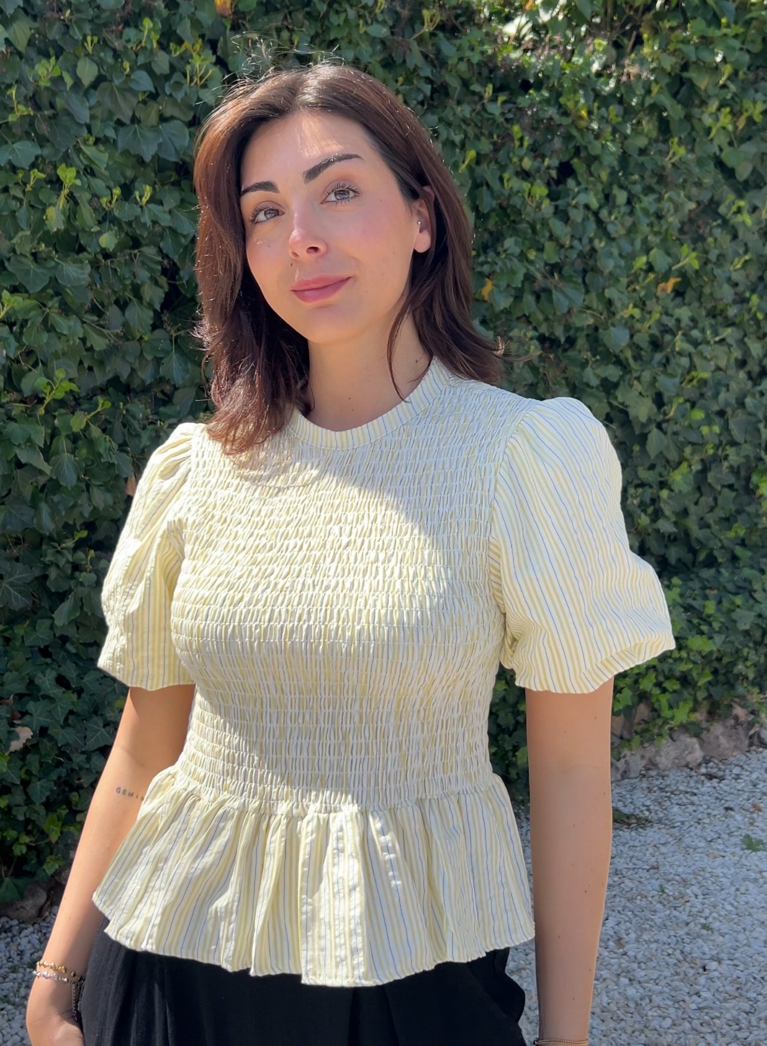 Blusa arena amarilla