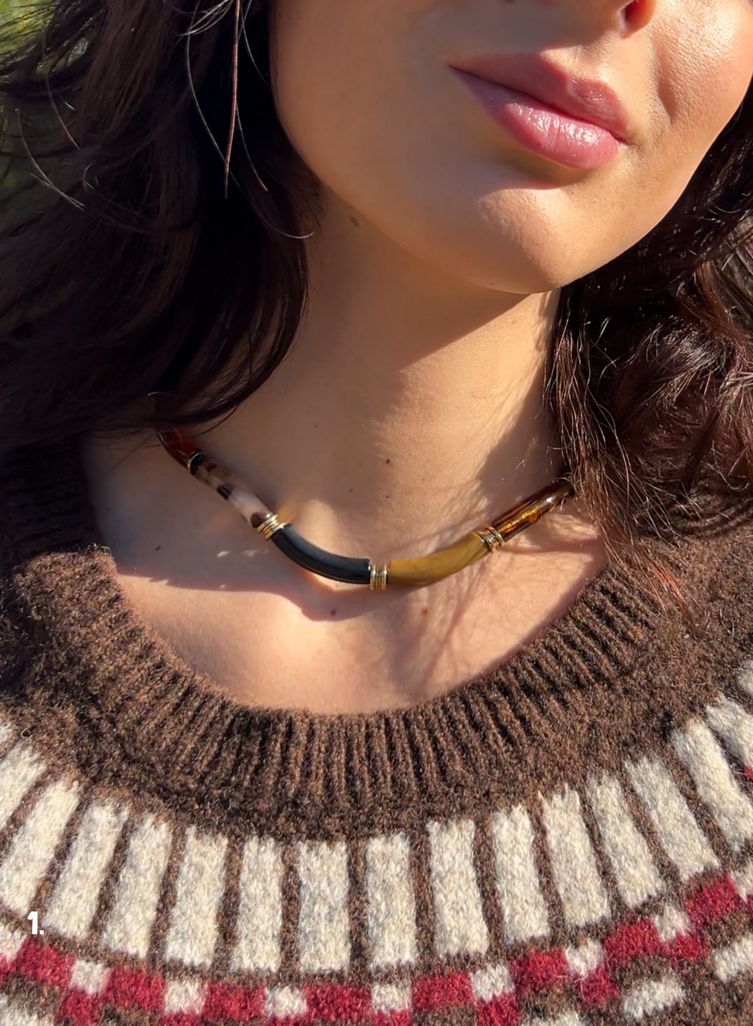 Collar macarrones (disponible en varios colores)