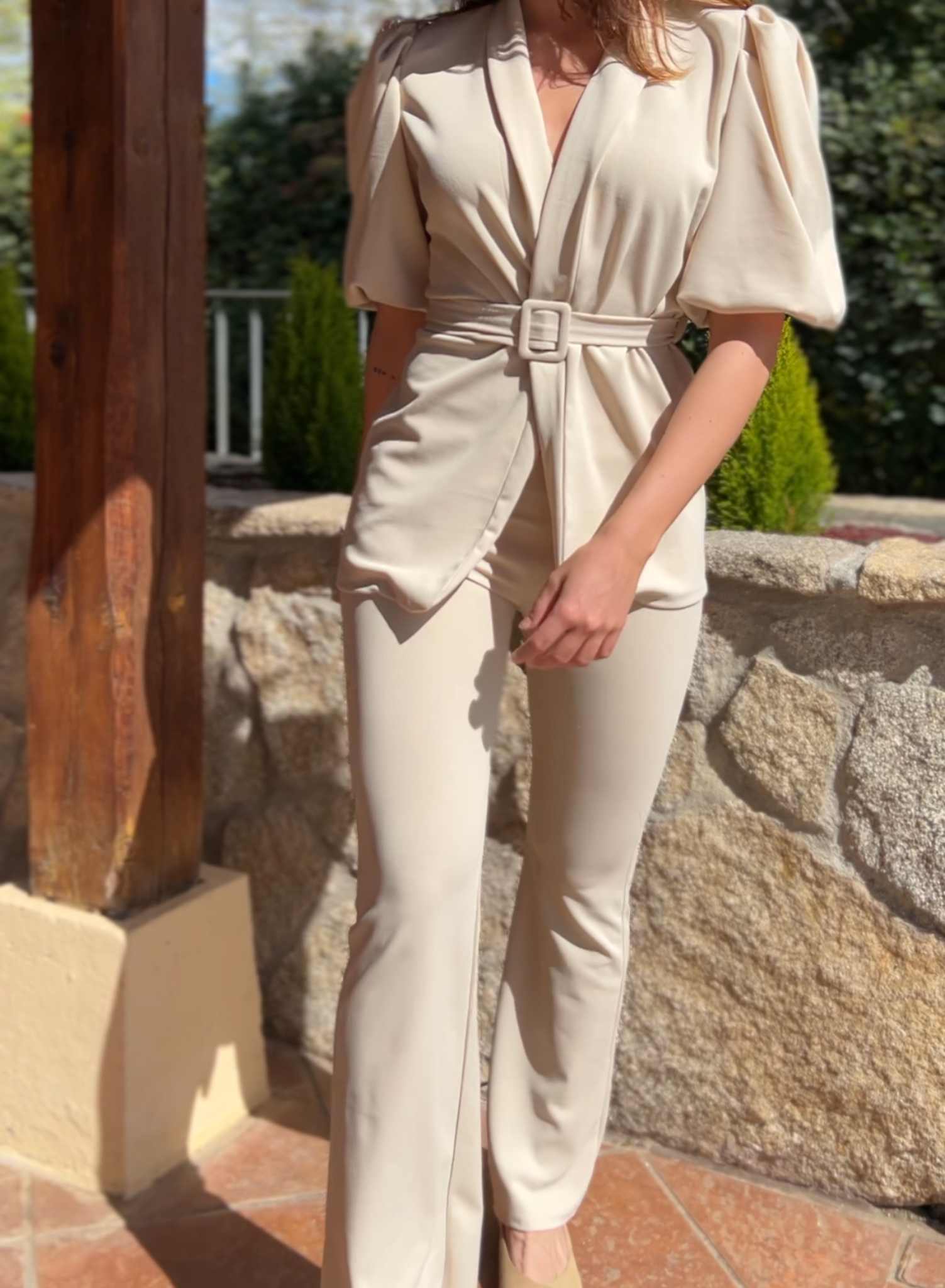 Traje Amaia Beige