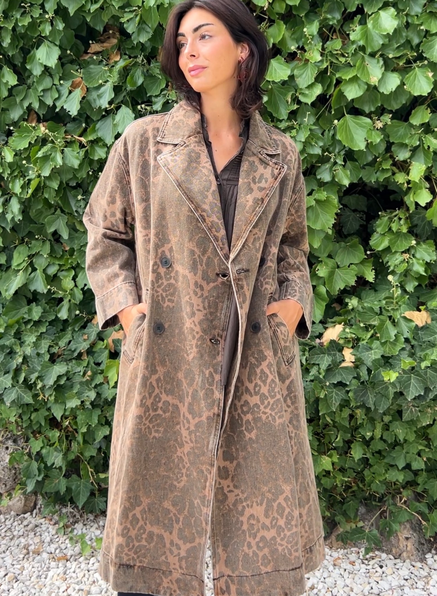 Gabardina vaquera