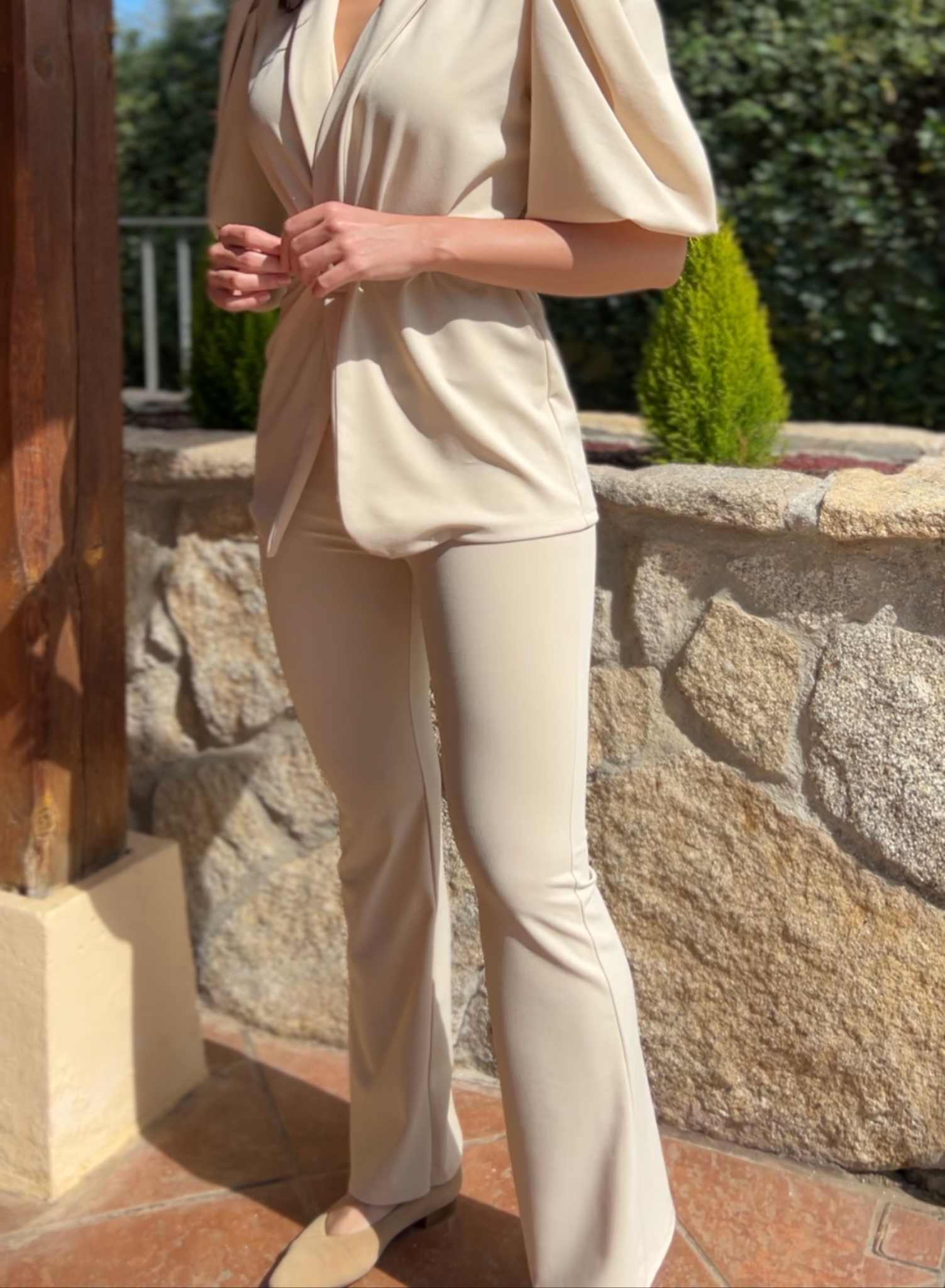 Traje Amaia Beige