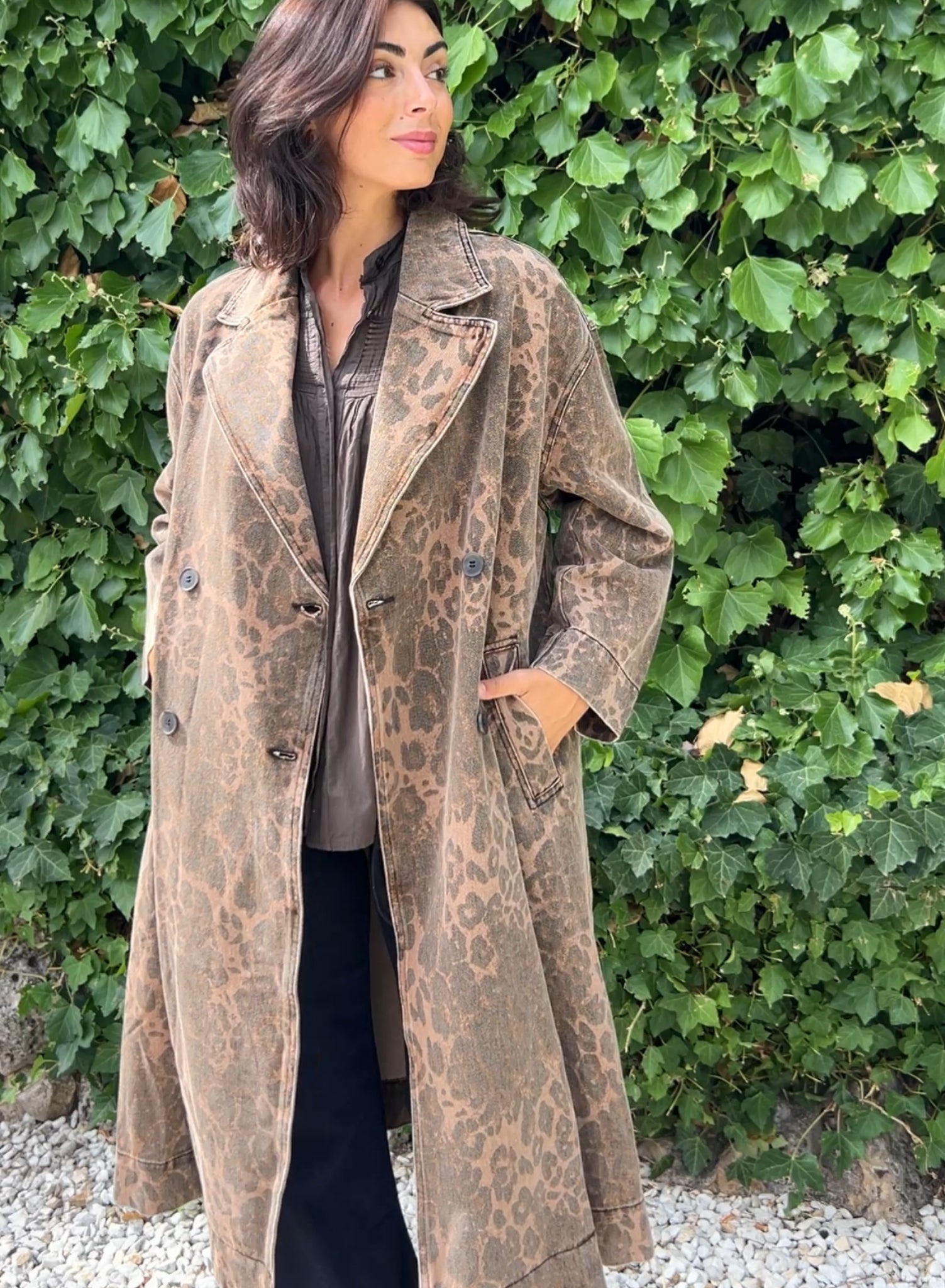 Gabardina vaquera