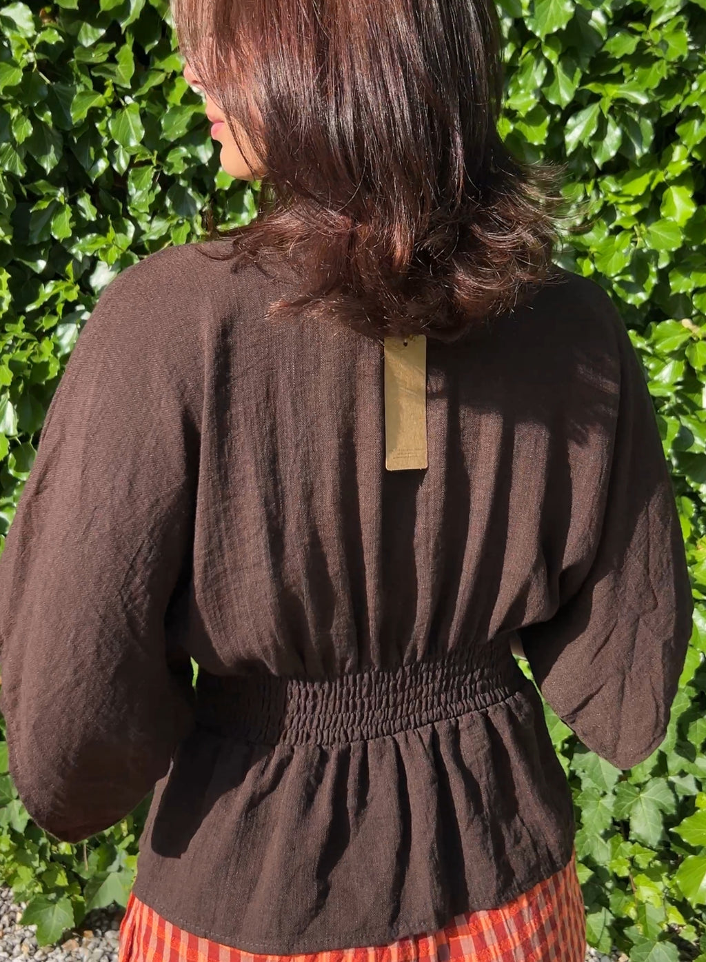 Blusa manga japonesa choco