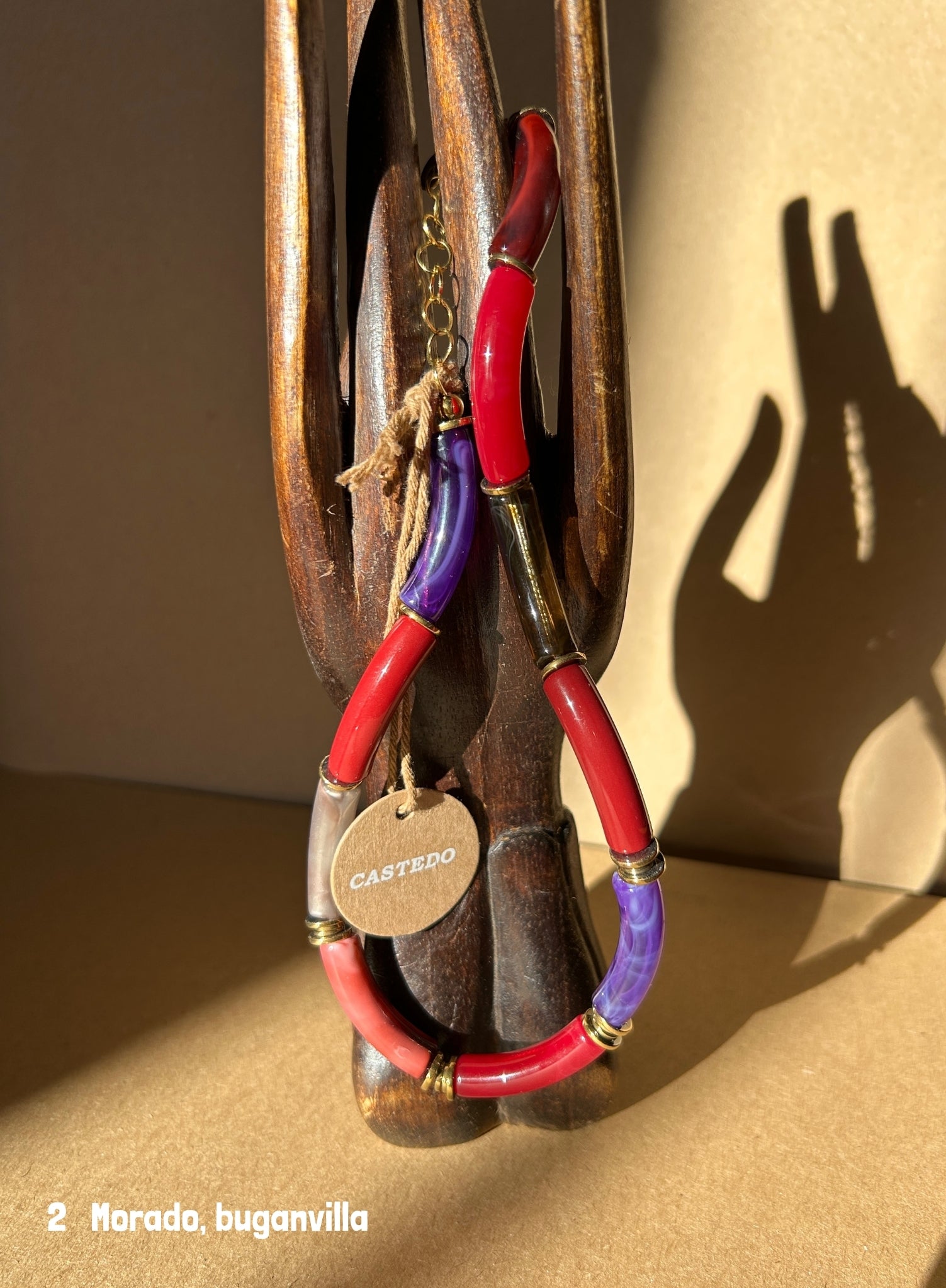 Collar macarrones (disponible en varios colores)