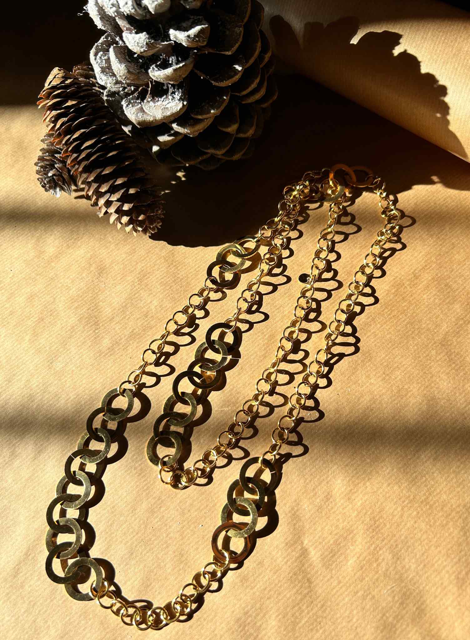 Collar anillas largo