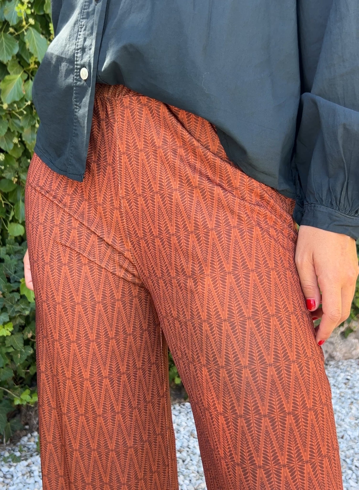 Pantalón licra espiga caldero