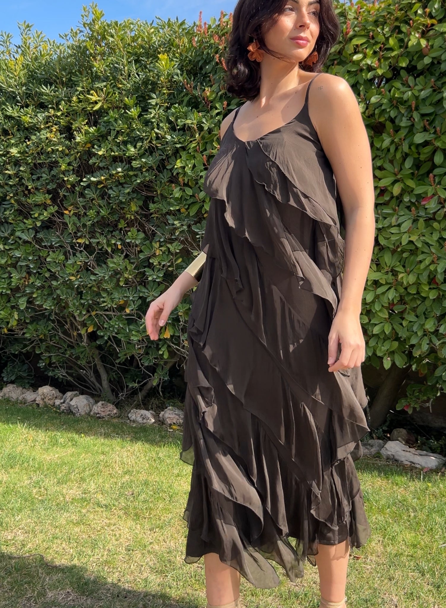 Vestido volante choco