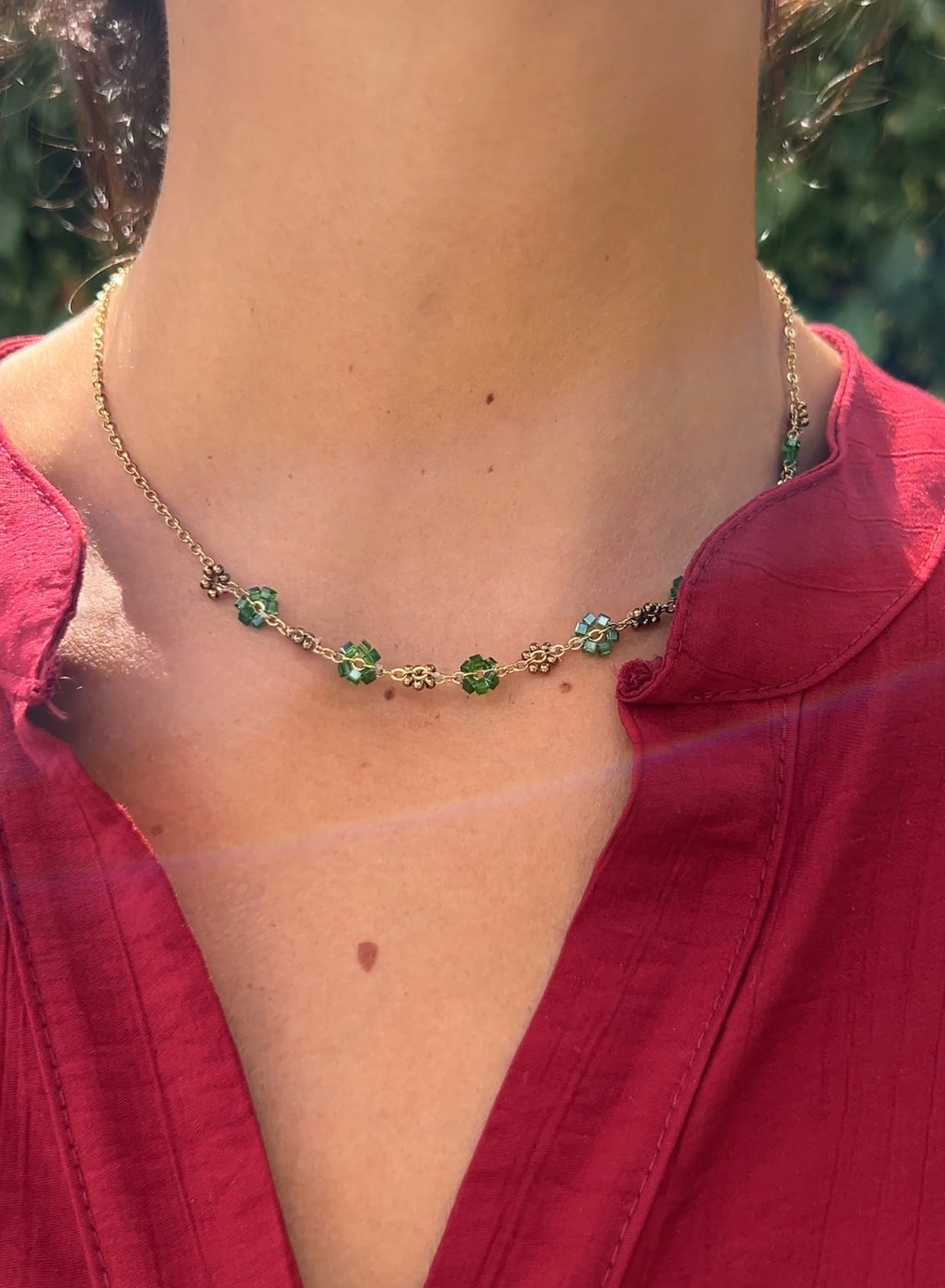 Bead necklace