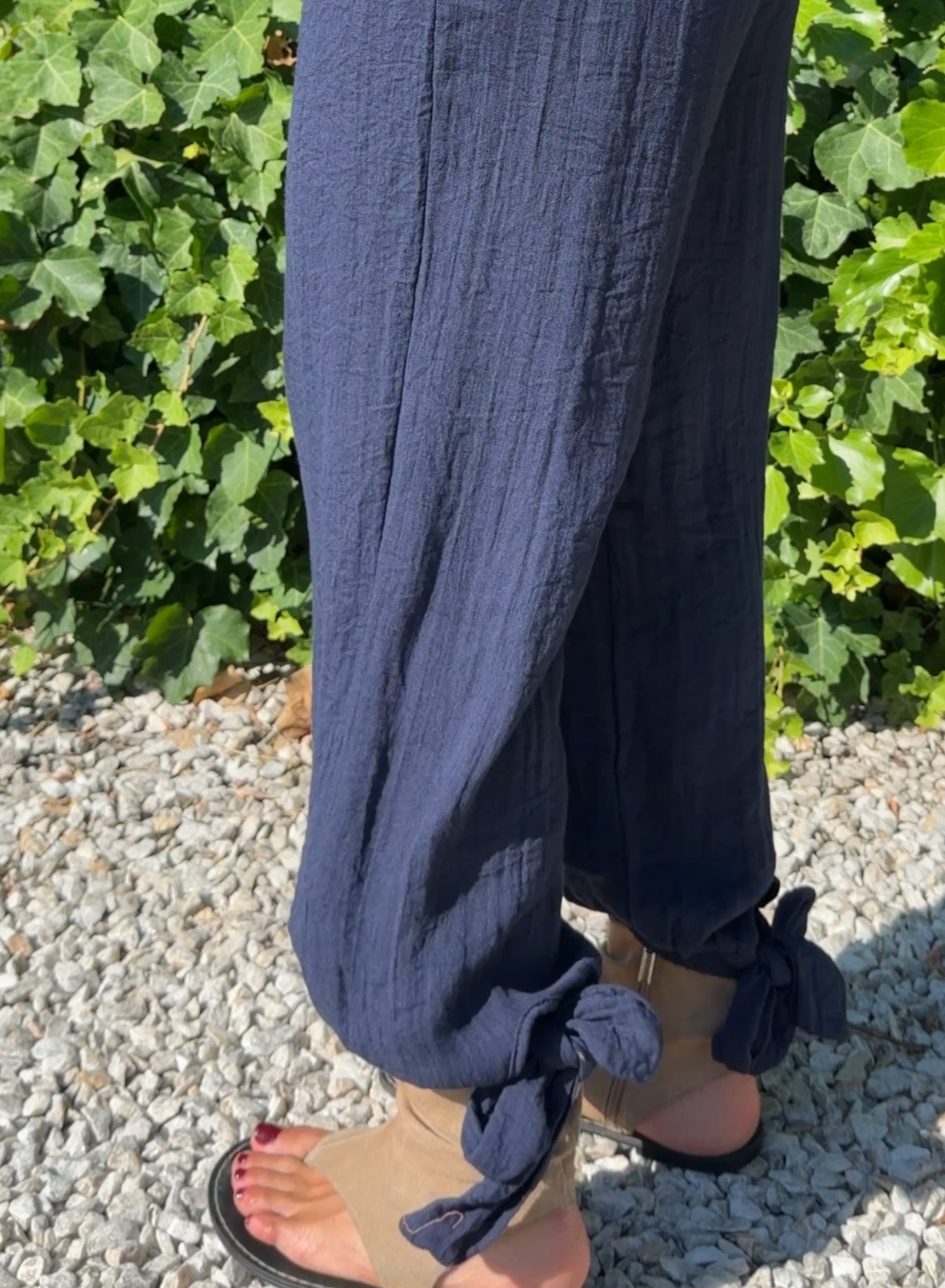 Pantalón lazos marino