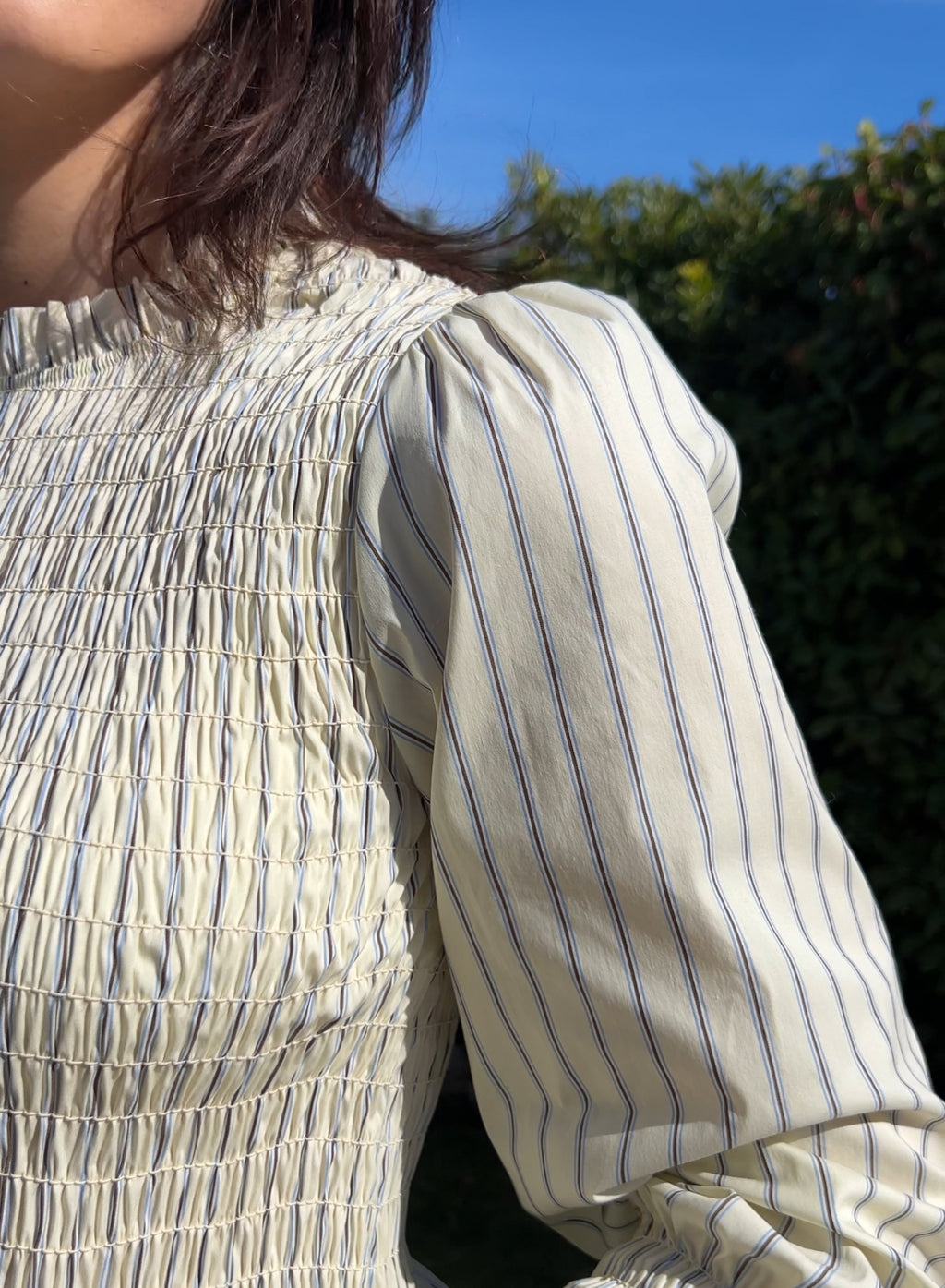 Camisa lucía vainilla