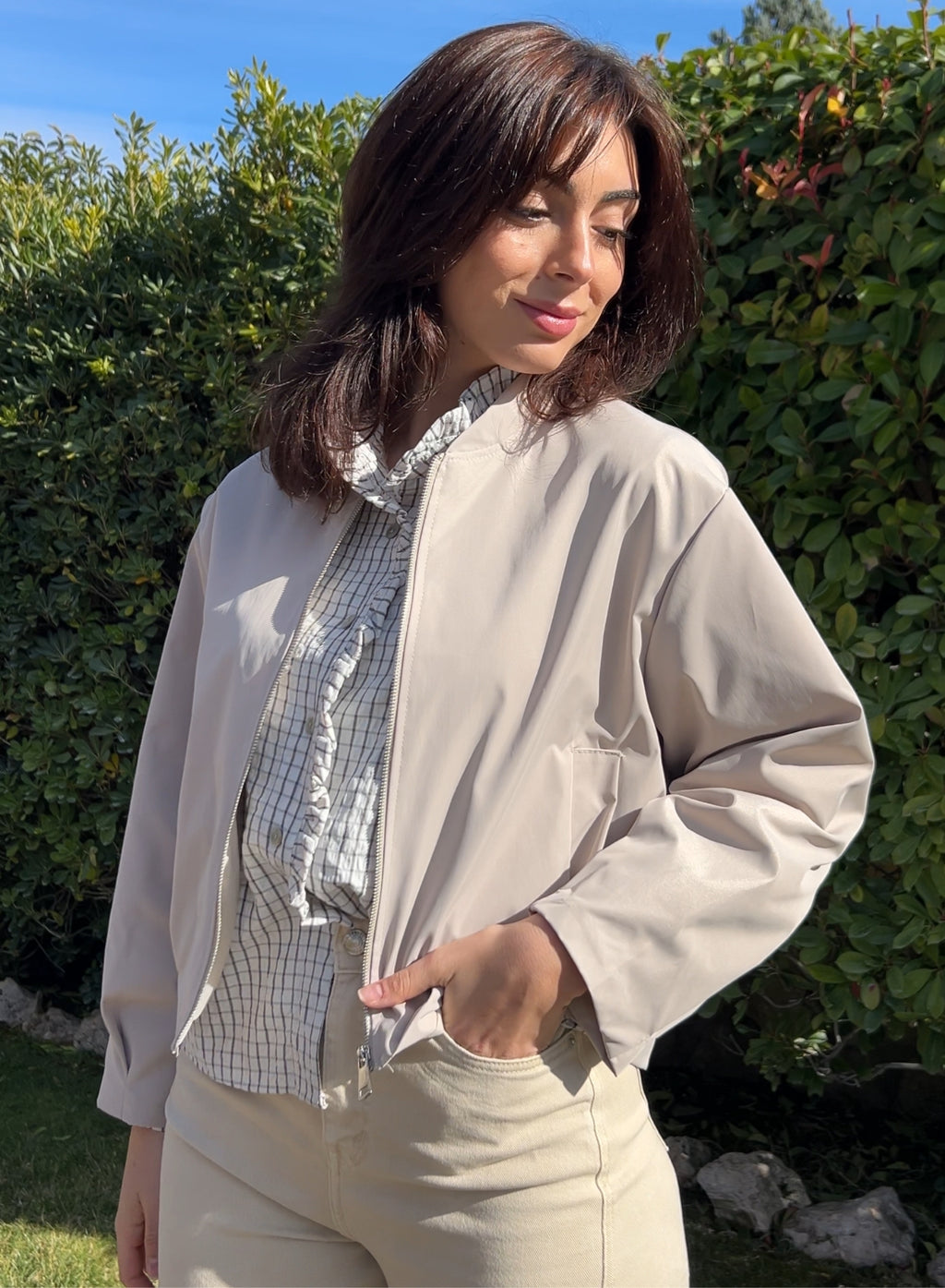 Bomber beige