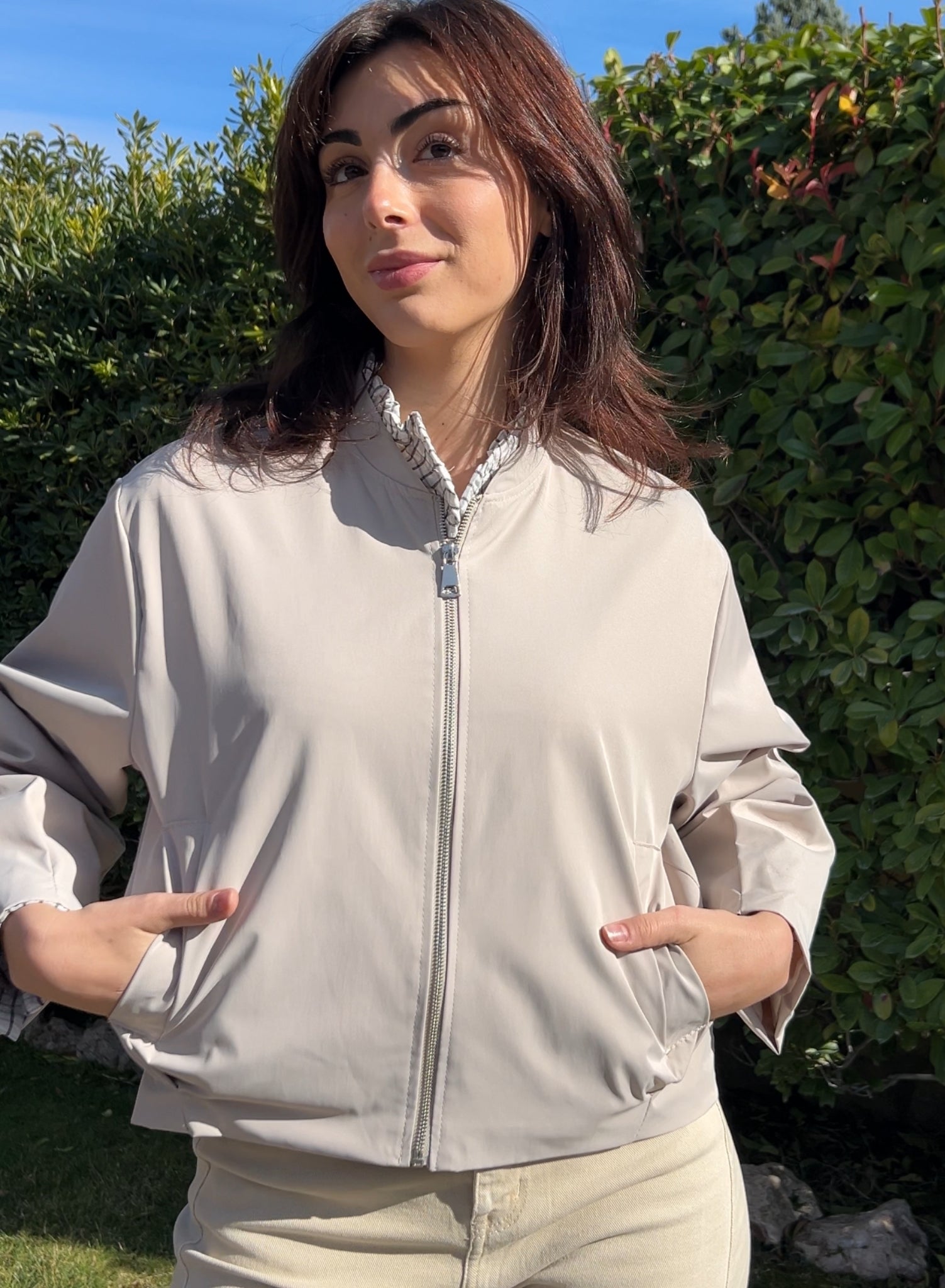 Bomber beige