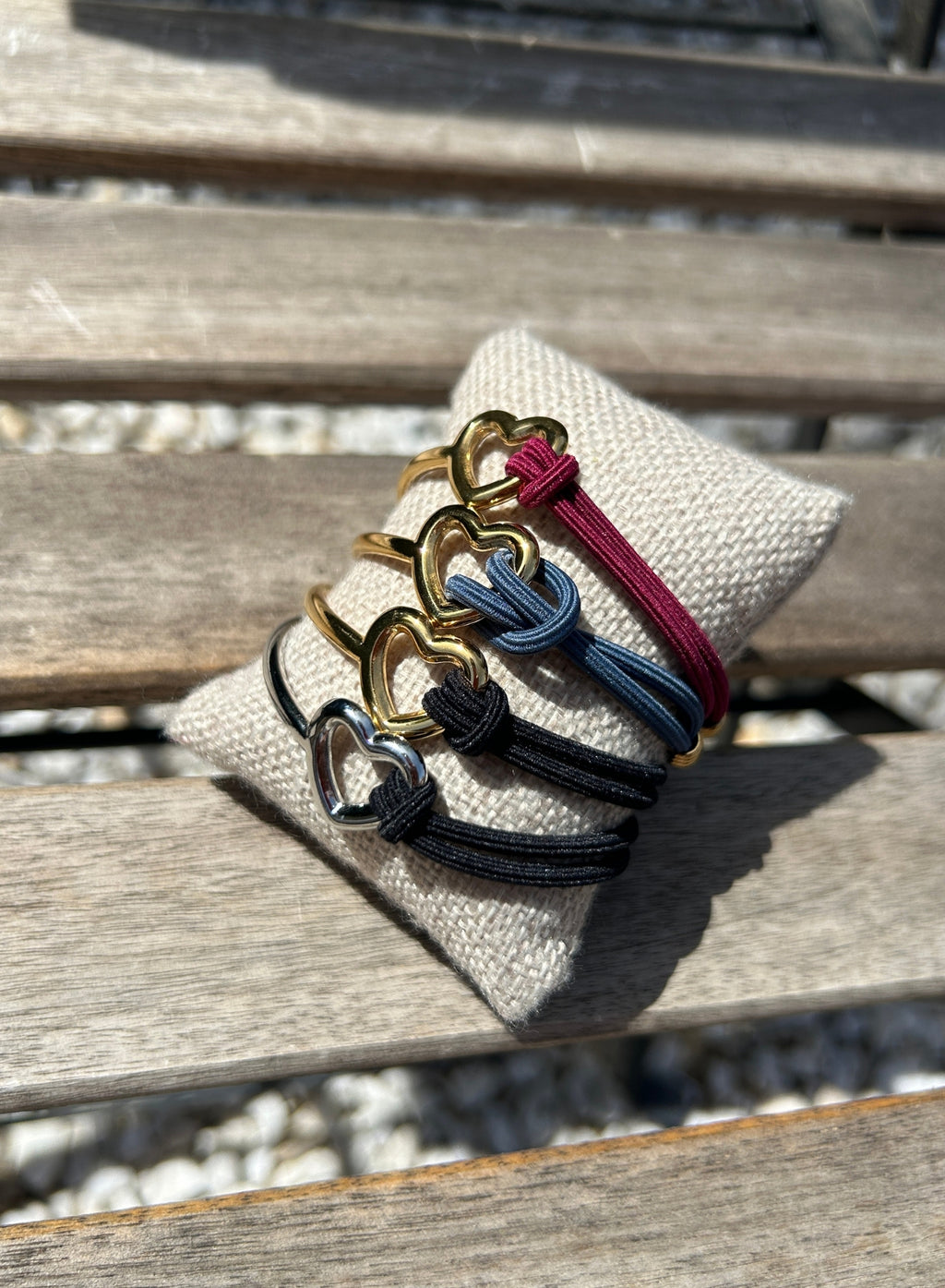 Pulsera acero corazón