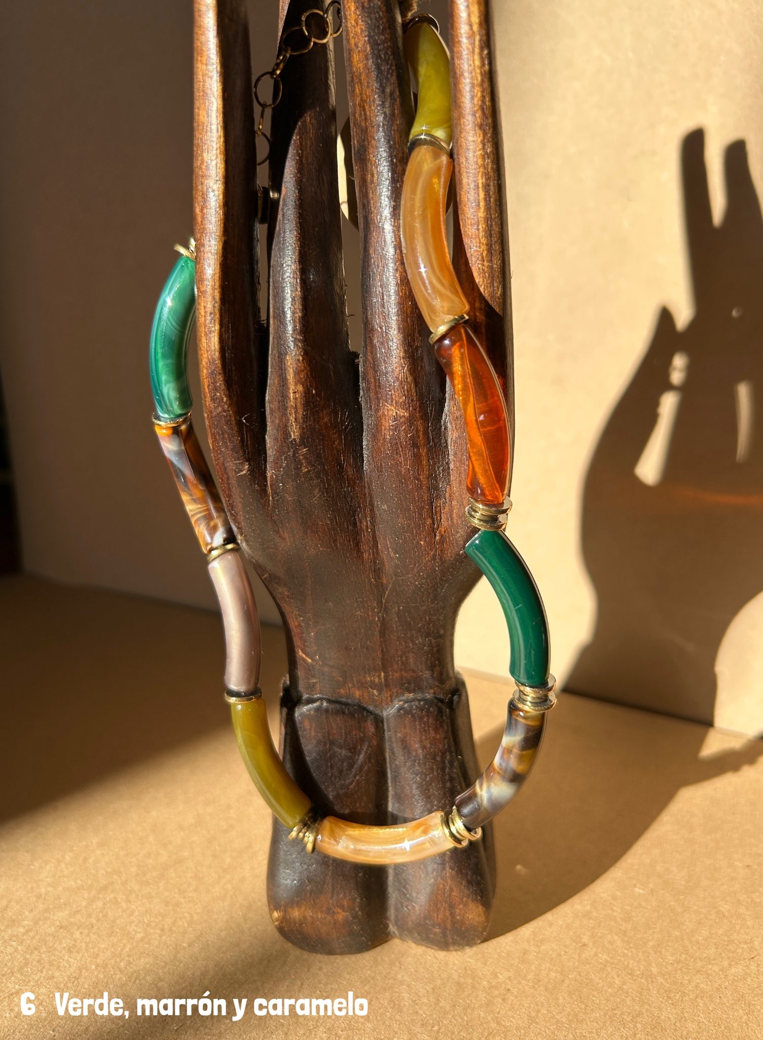 Collar macarrones (disponible en varios colores)