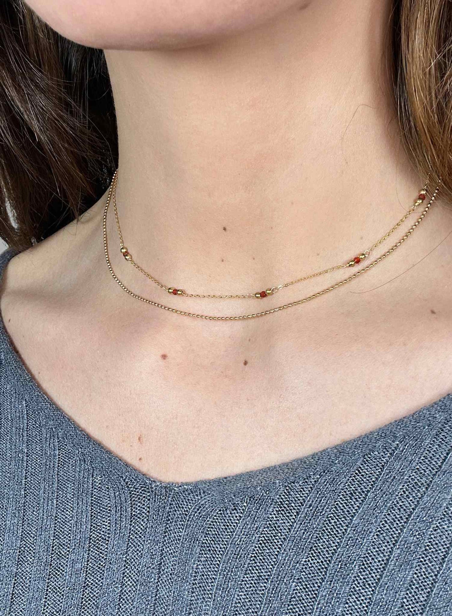 Collar Bolitas (disponible varios colores)