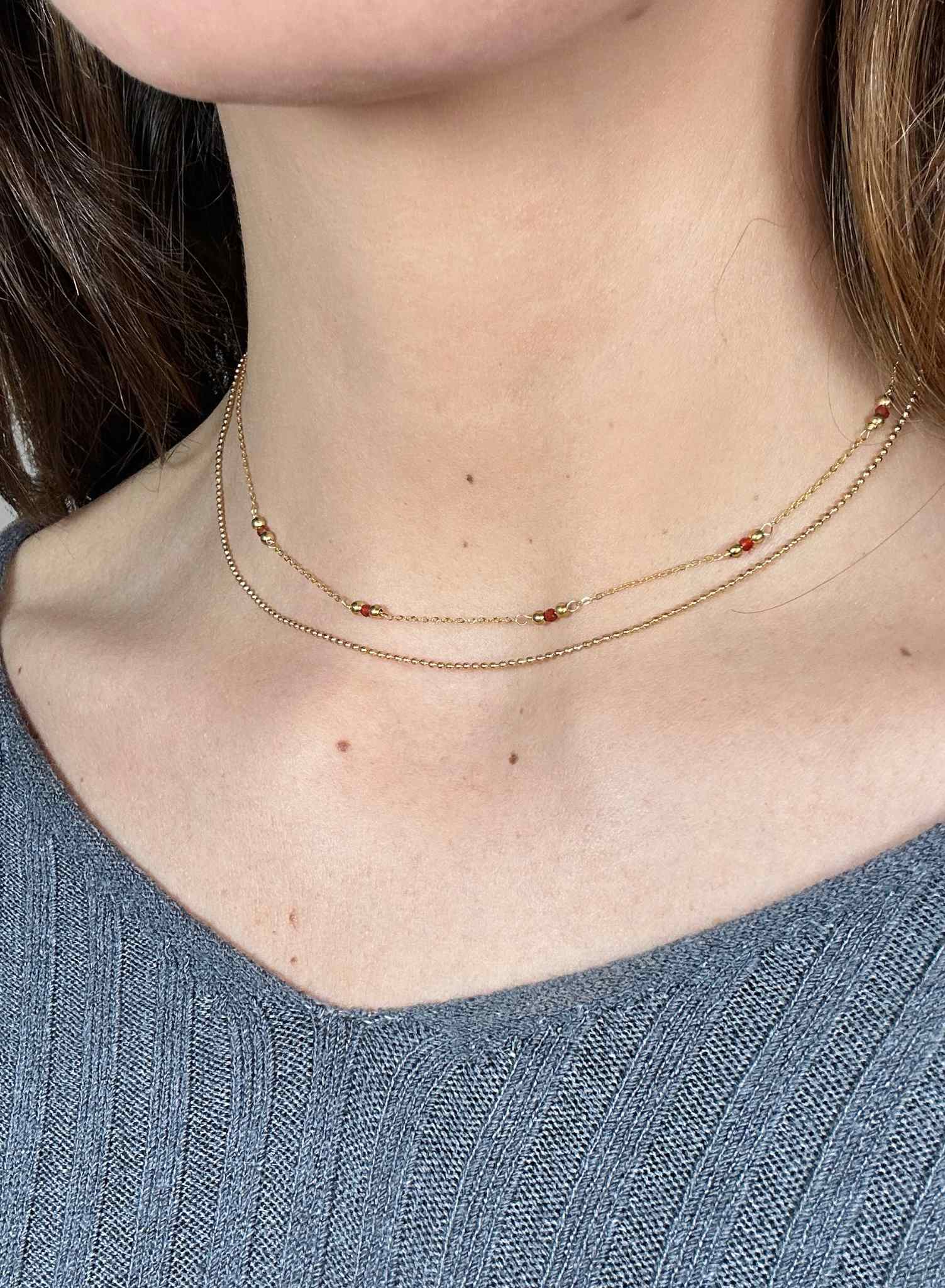 Collar Bolitas (disponible varios colores)