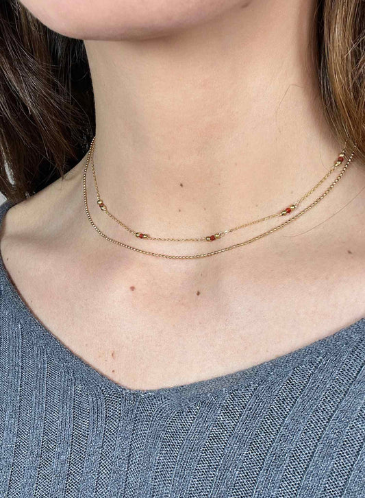 Collar Bolitas (disponible varios colores)