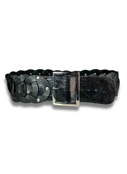 Wide black belt