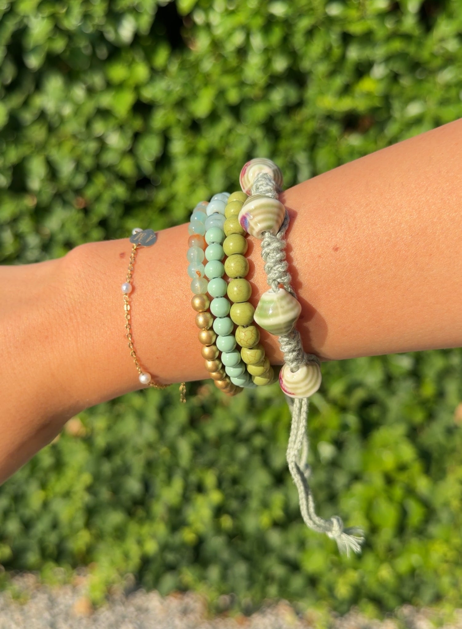 Pack pulseras verde