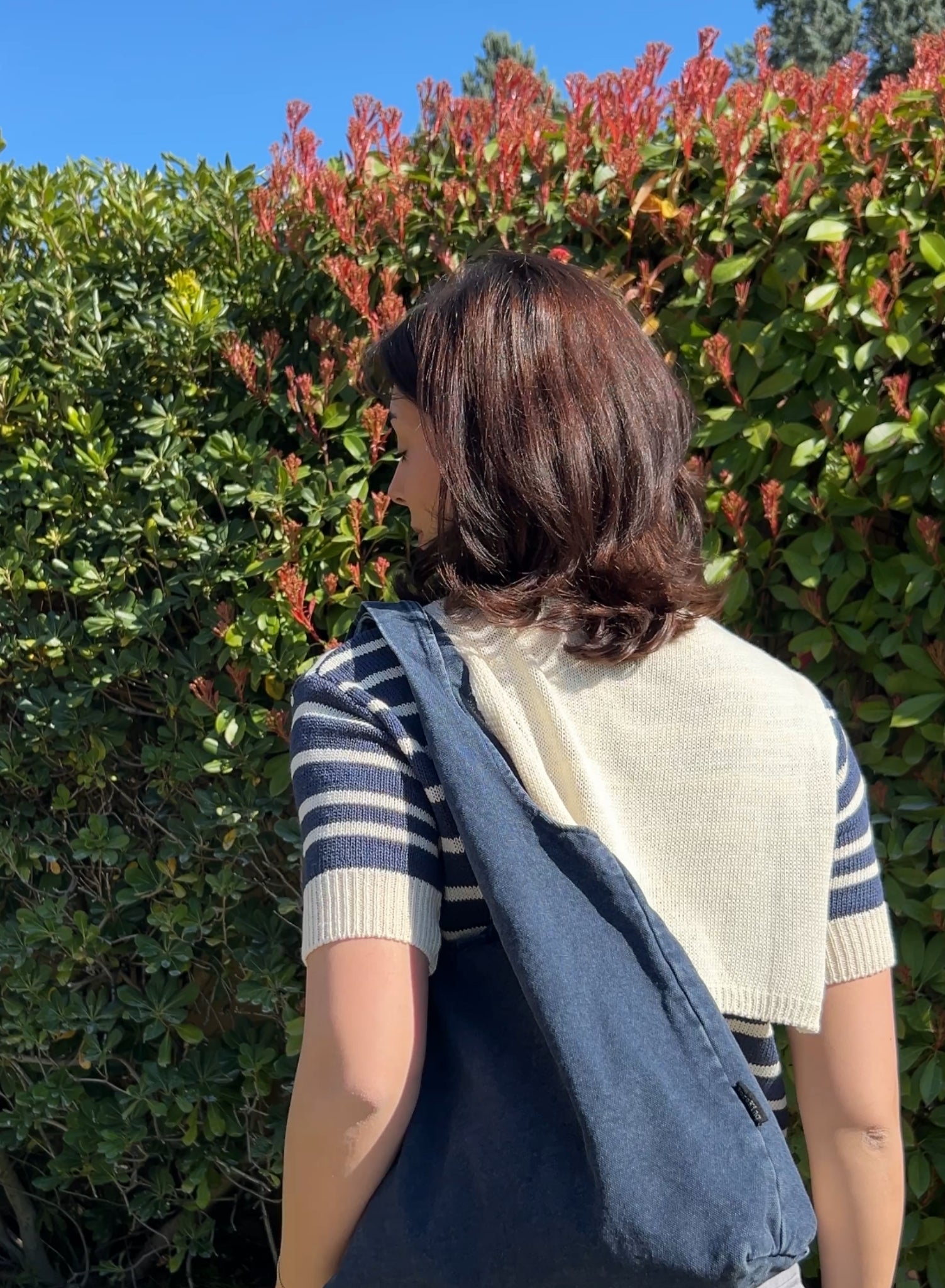 Jersey marino con bandó