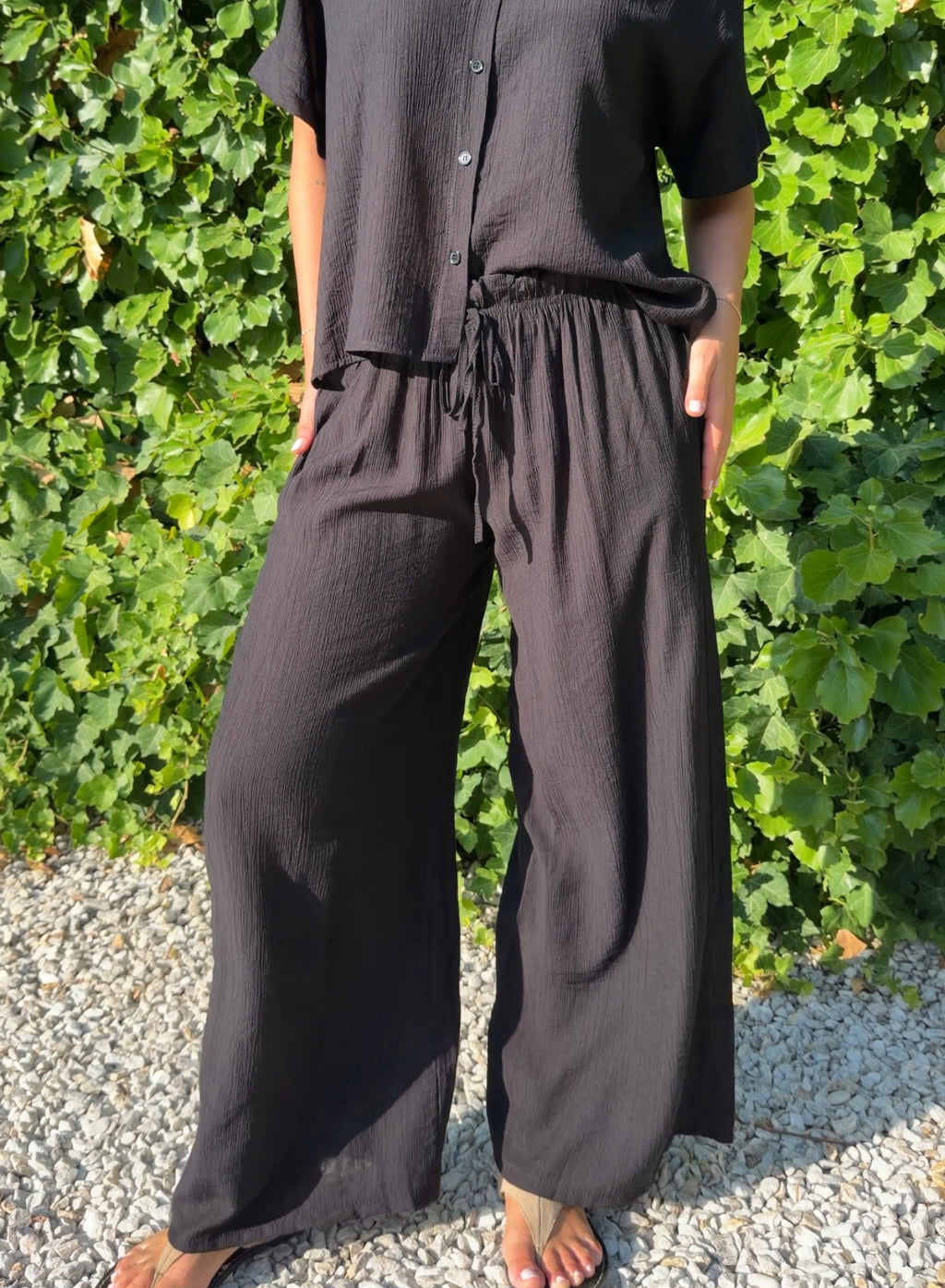 Pantalón Formentera negro