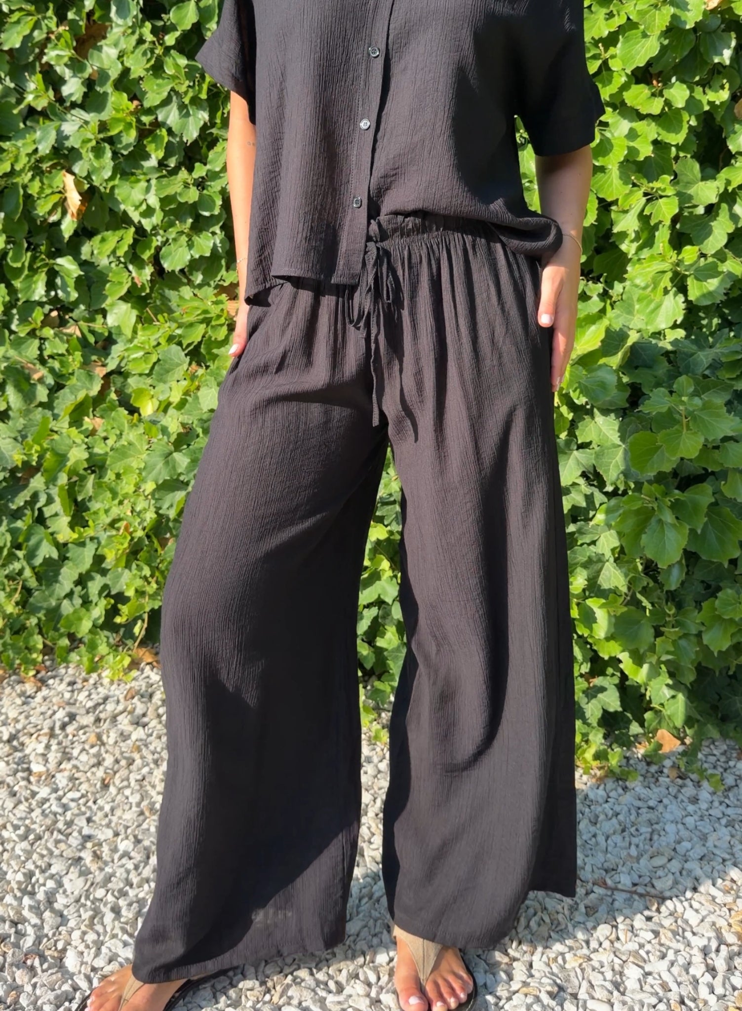 Pantalón Formentera negro