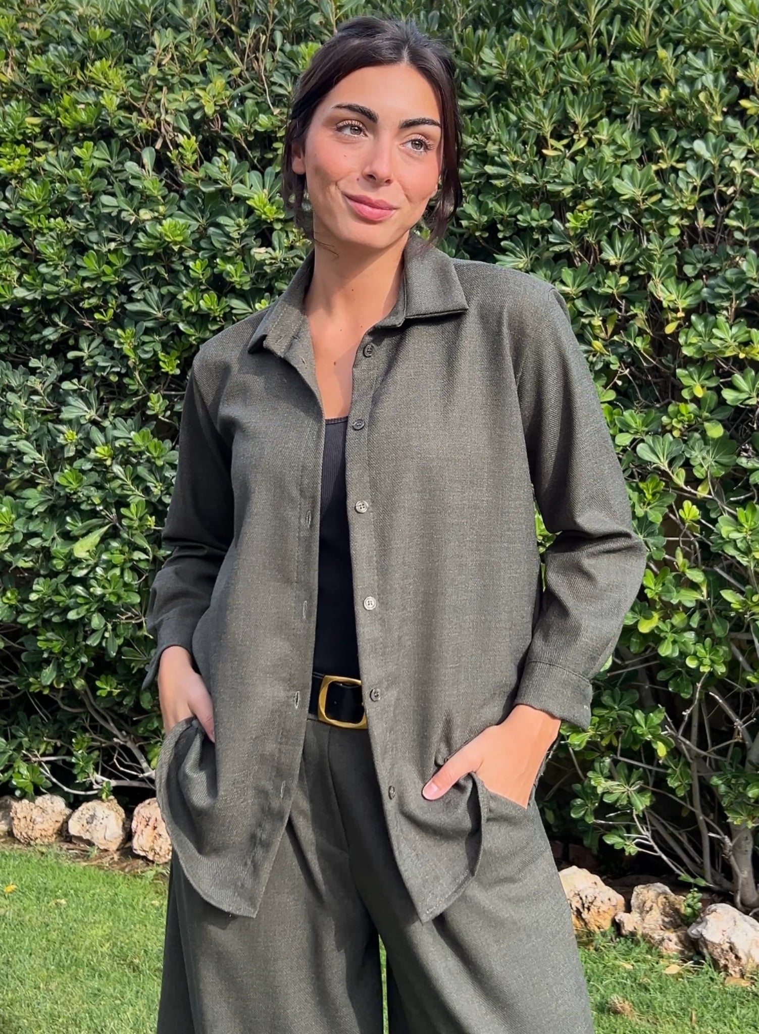 Sobrecamisa verde