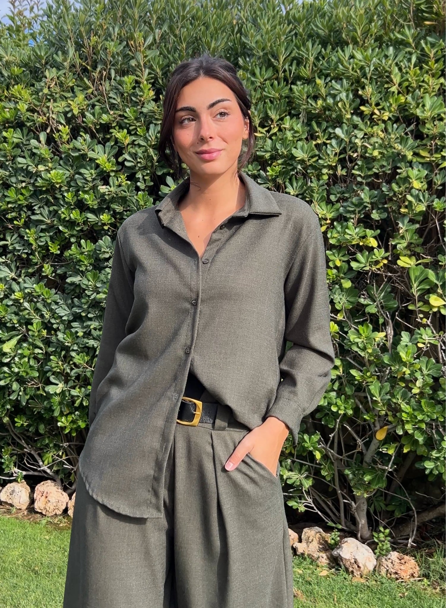 Sobrecamisa verde