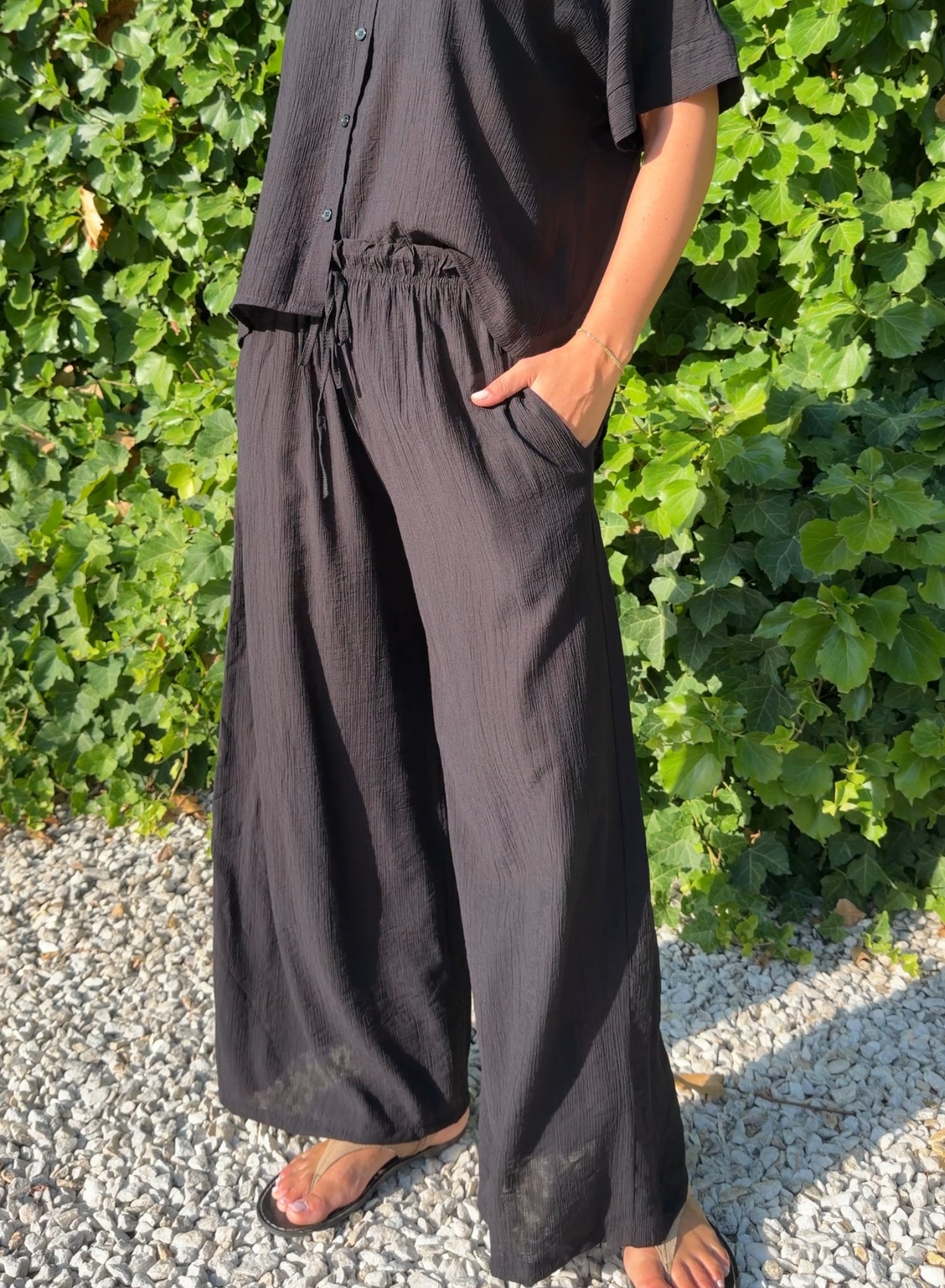 Pantalón Formentera negro